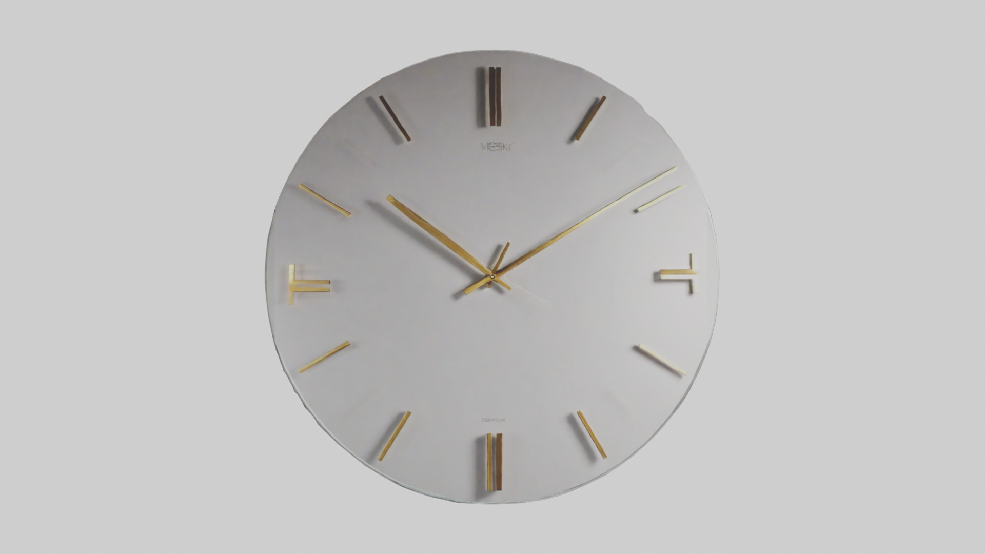 Frameless Modern Wall Clock model 3D model_9