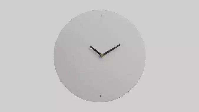Frameless Modern Wall Clock model