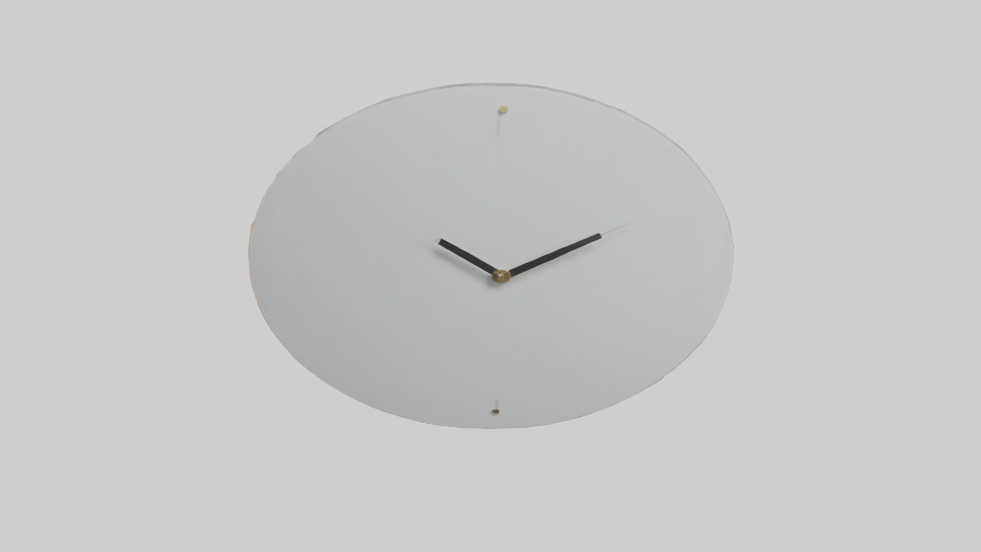 Frameless Modern Wall Clock model 3D model_15