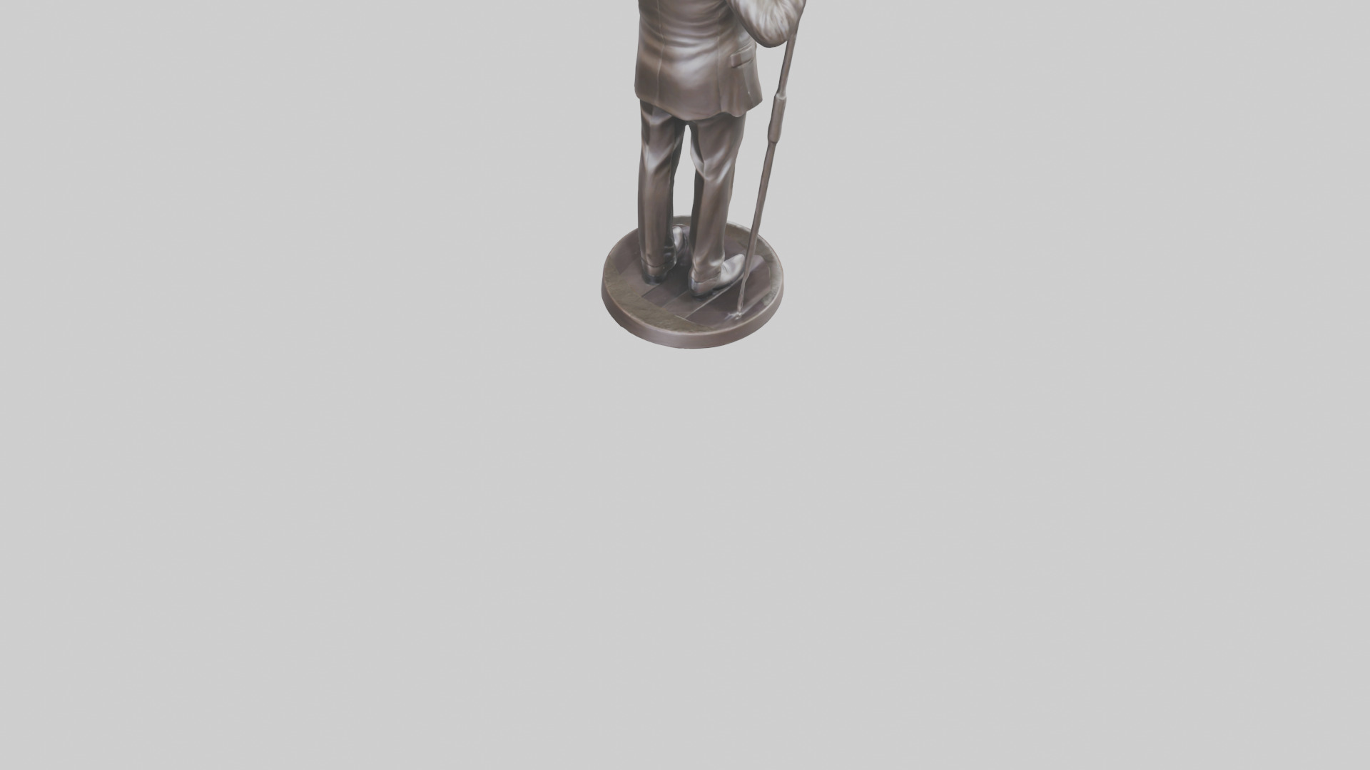 Frank Sinatra statue model 3D model_4