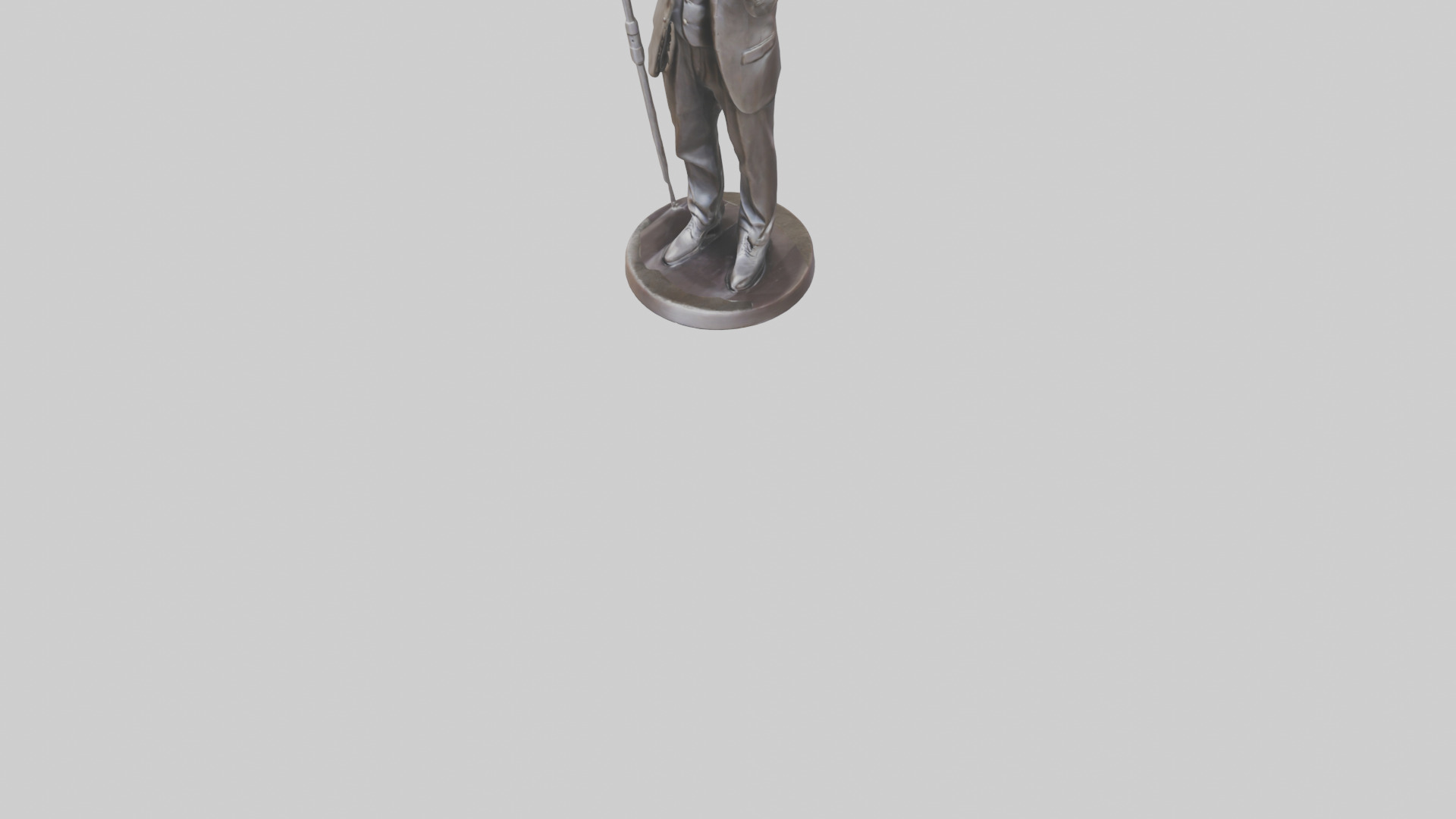 Frank Sinatra statue model 3D model_5
