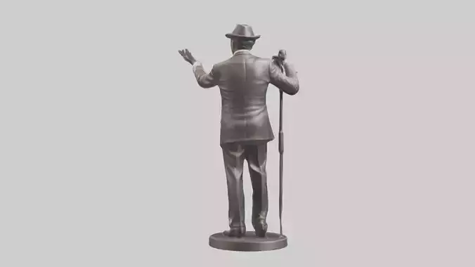 Frank Sinatra statue model