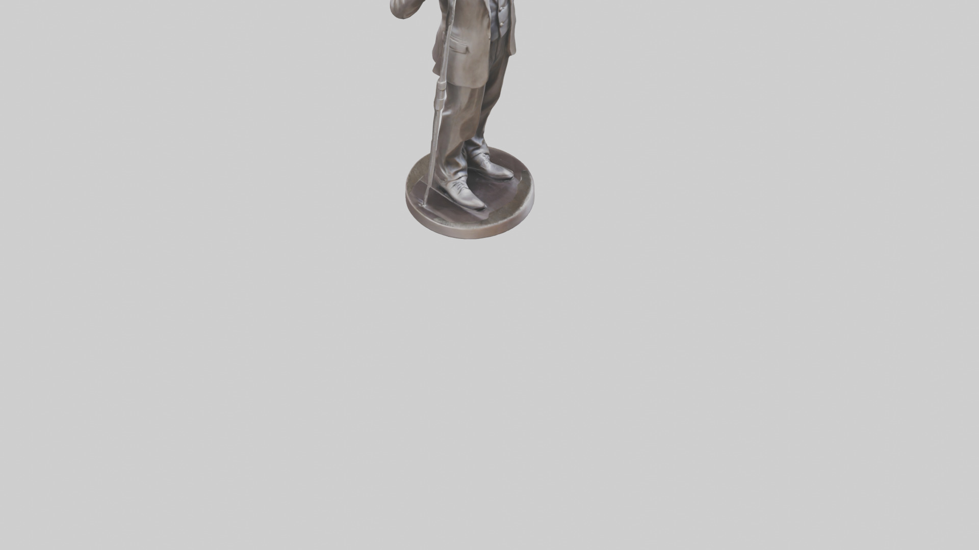 Frank Sinatra statue model 3D model_6