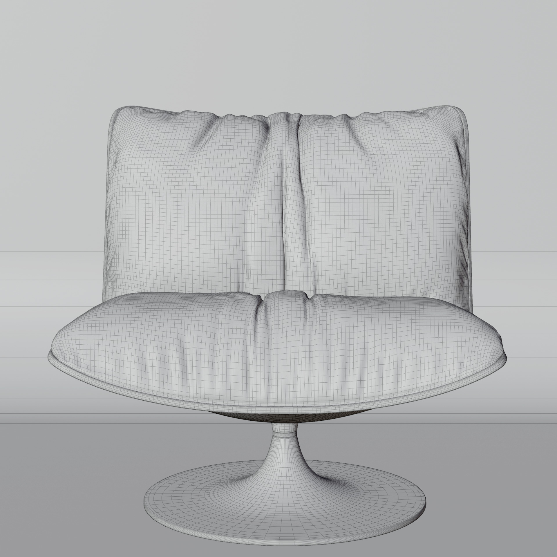 Baxter Marilyn armchair 3D model 3D model_6