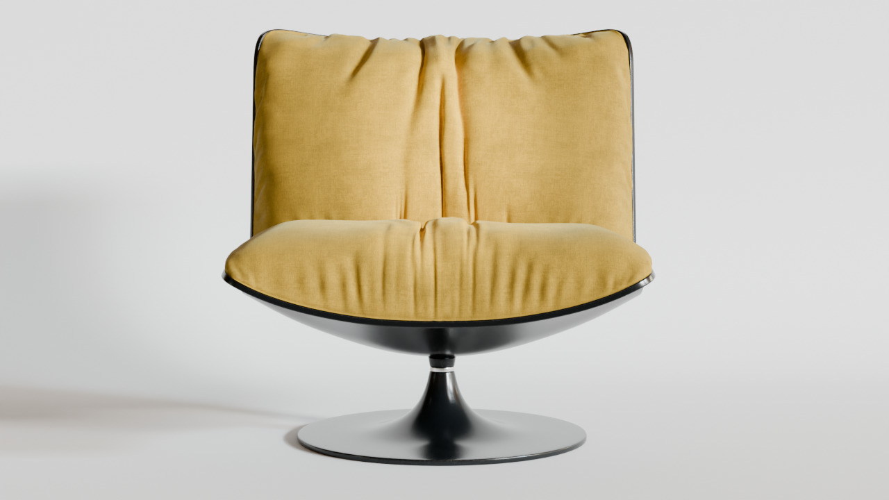 Baxter Marilyn armchair 3D model 3D model_9