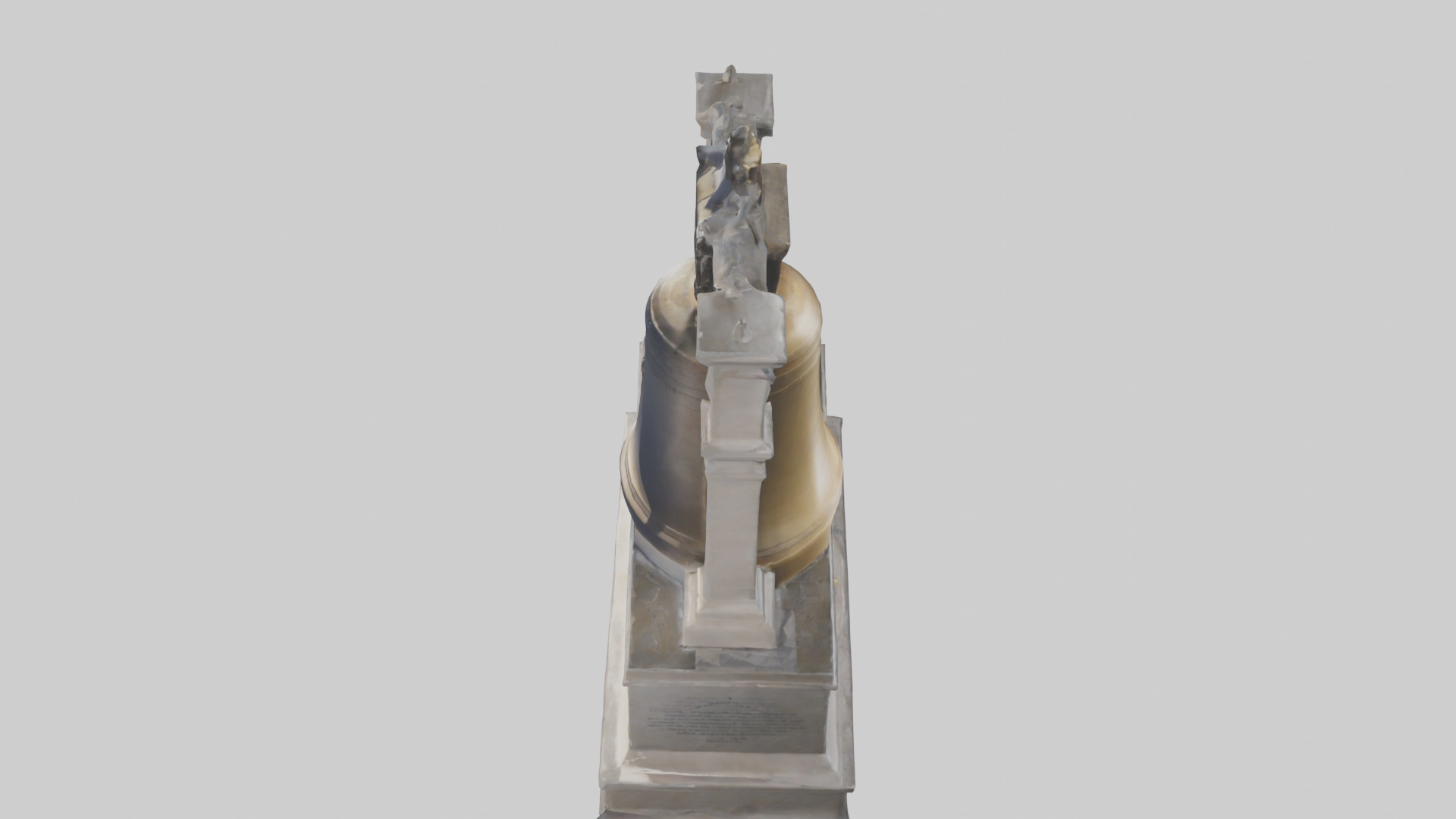Freedom Bell monument model 3D model_17