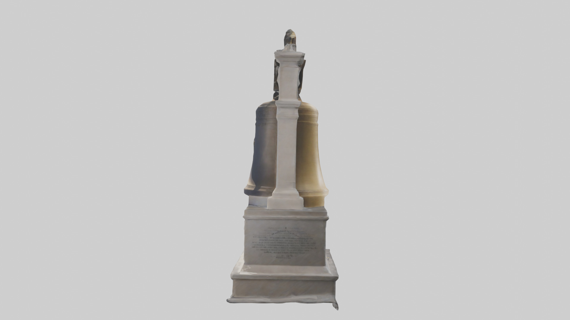 Freedom Bell monument model 3D model_12