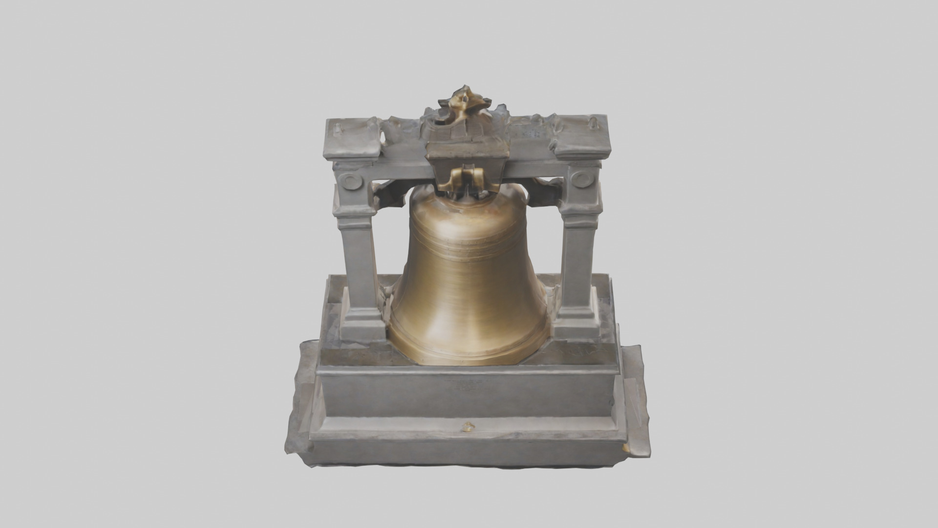 Freedom Bell monument model 3D model_15