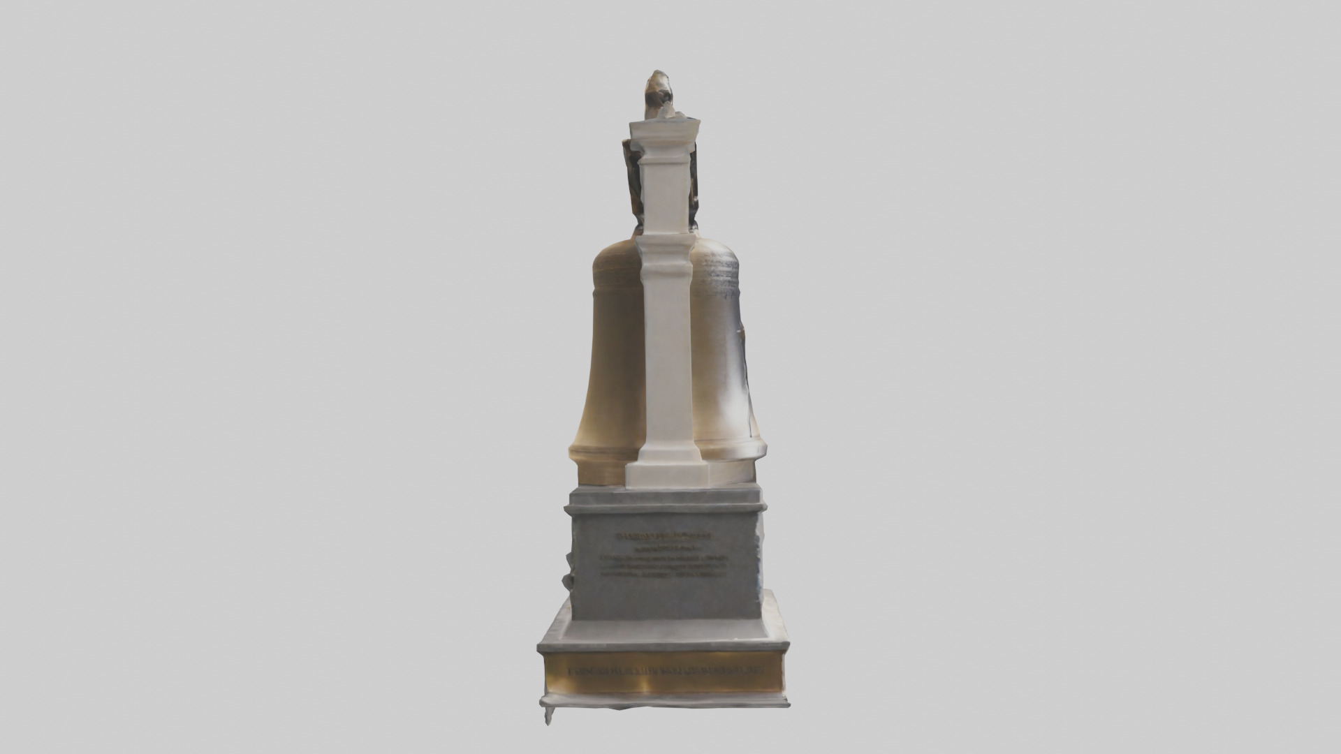 Freedom Bell monument model 3D model_13