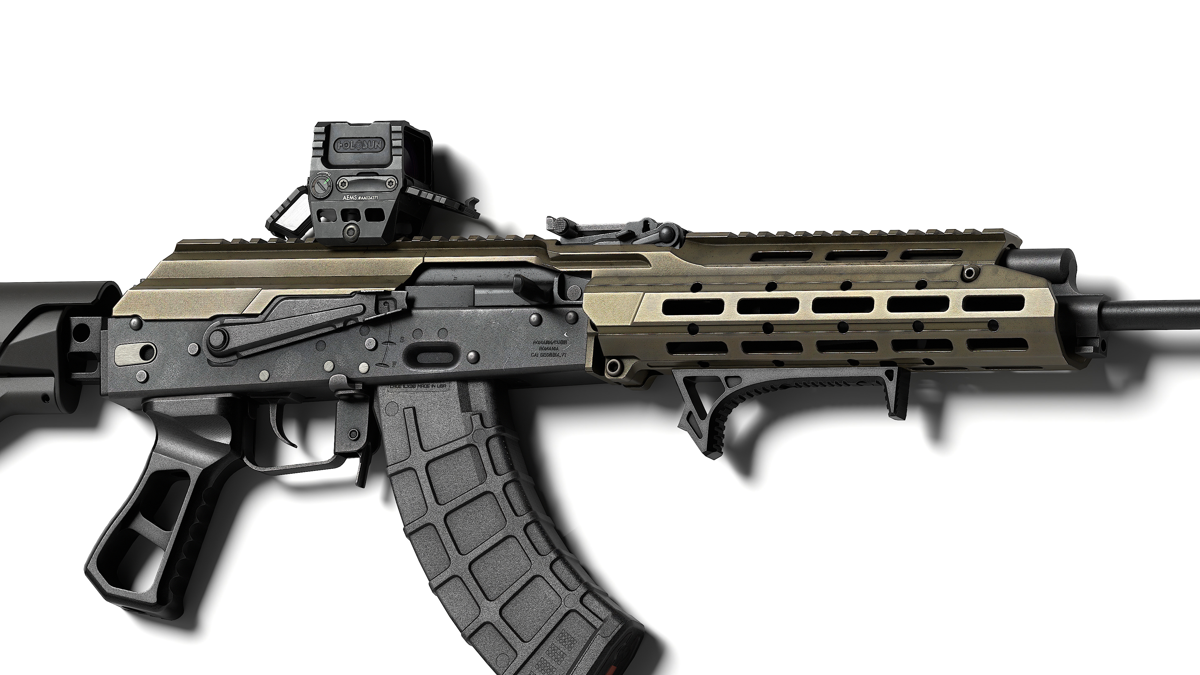 Magpul PMAG AK AKM MOE 30-Round Magazine Low-poly 3D model_12