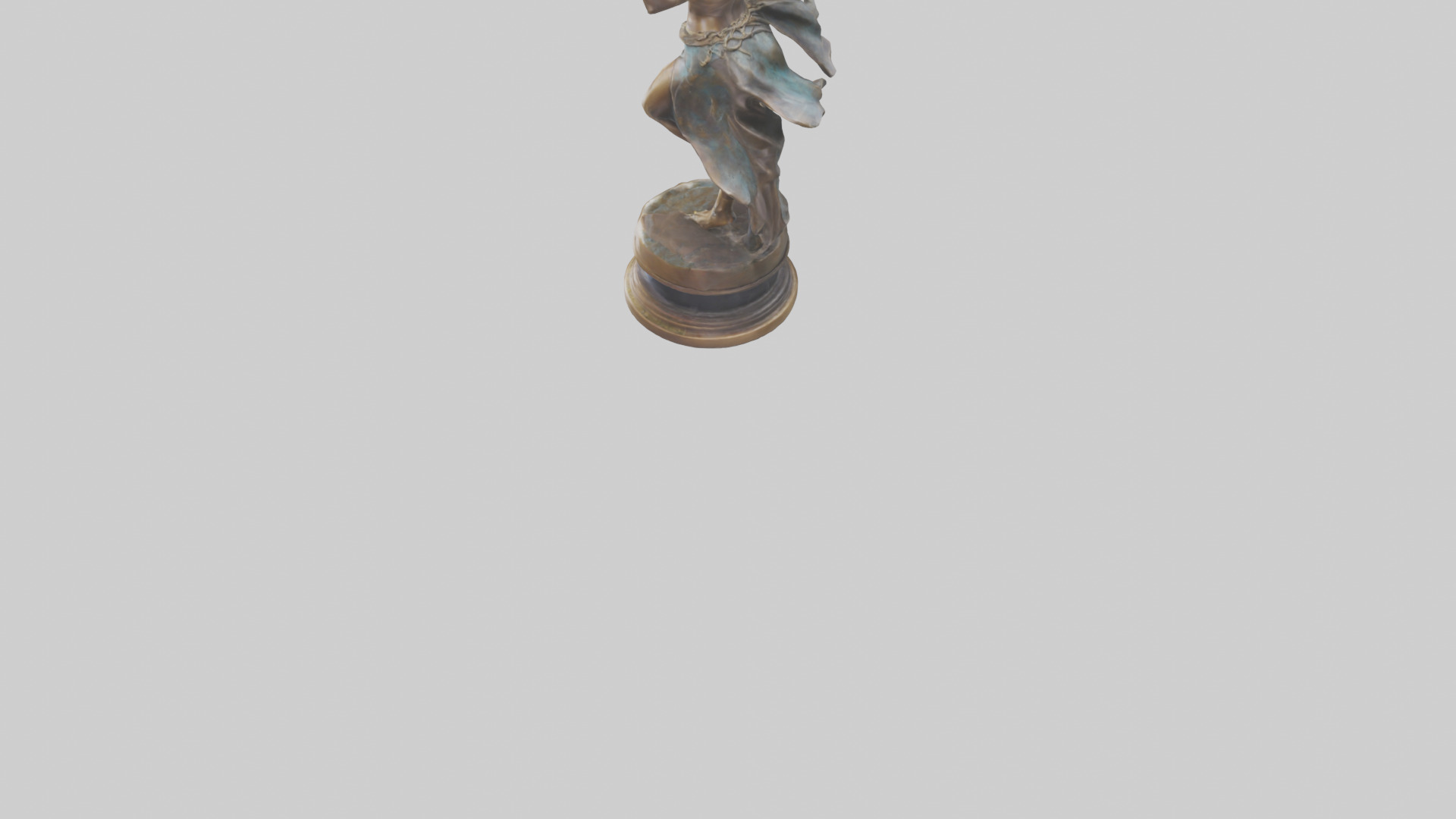 Freedom Dancer statue model 3D model_3