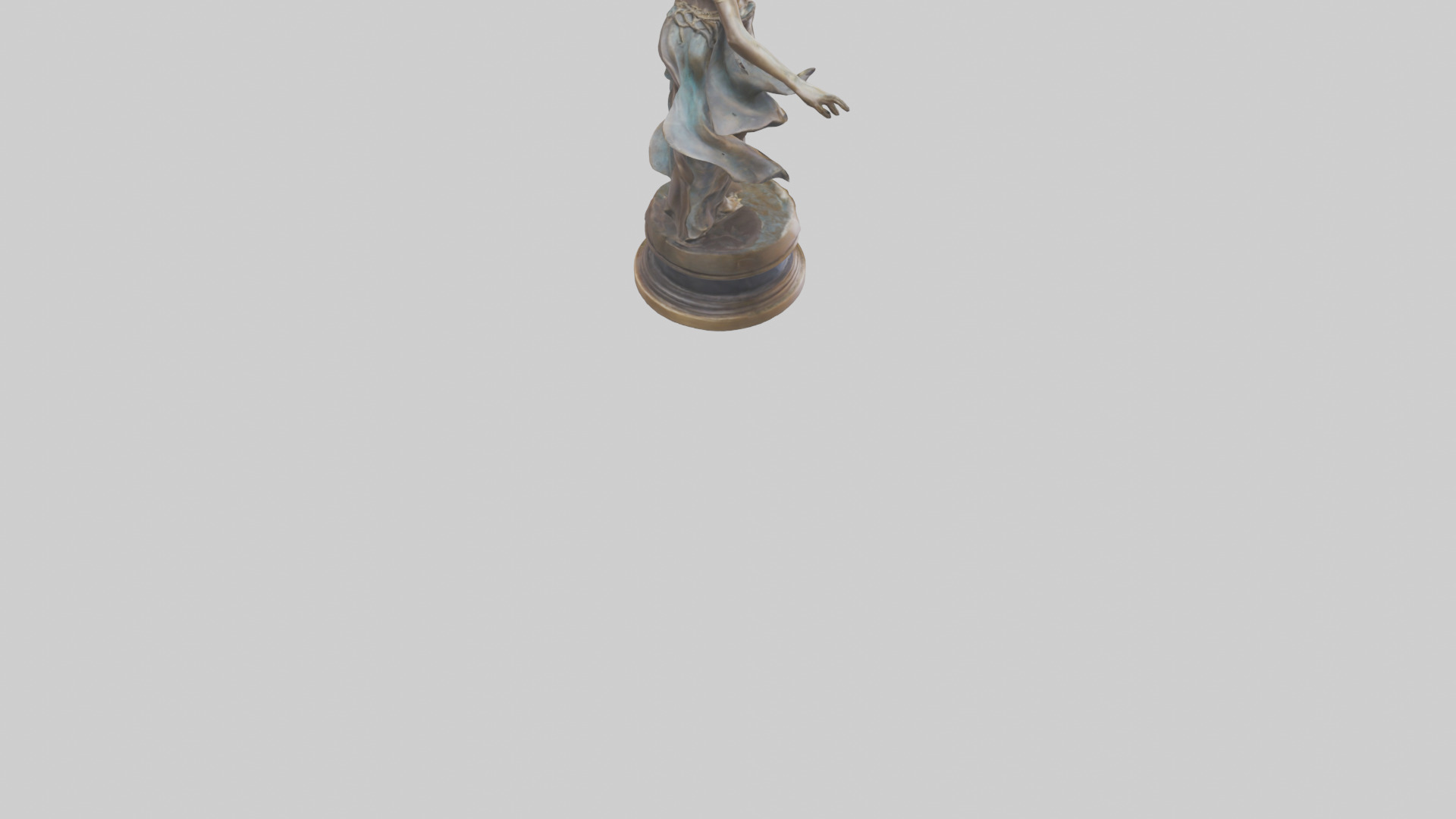 Freedom Dancer statue model 3D model_4
