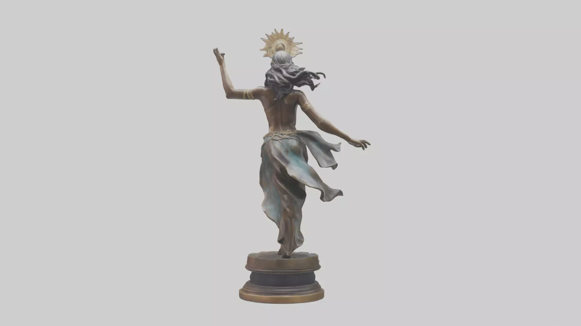 Freedom Dancer statue model 3D model_0