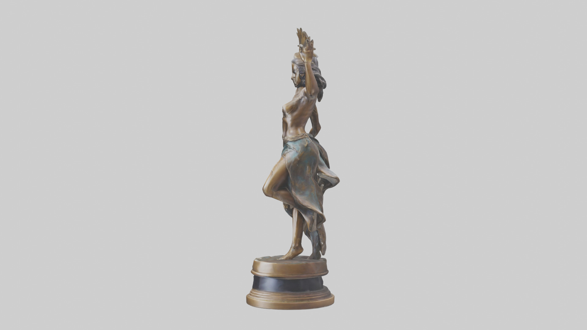 Freedom Dancer statue model 3D model_12