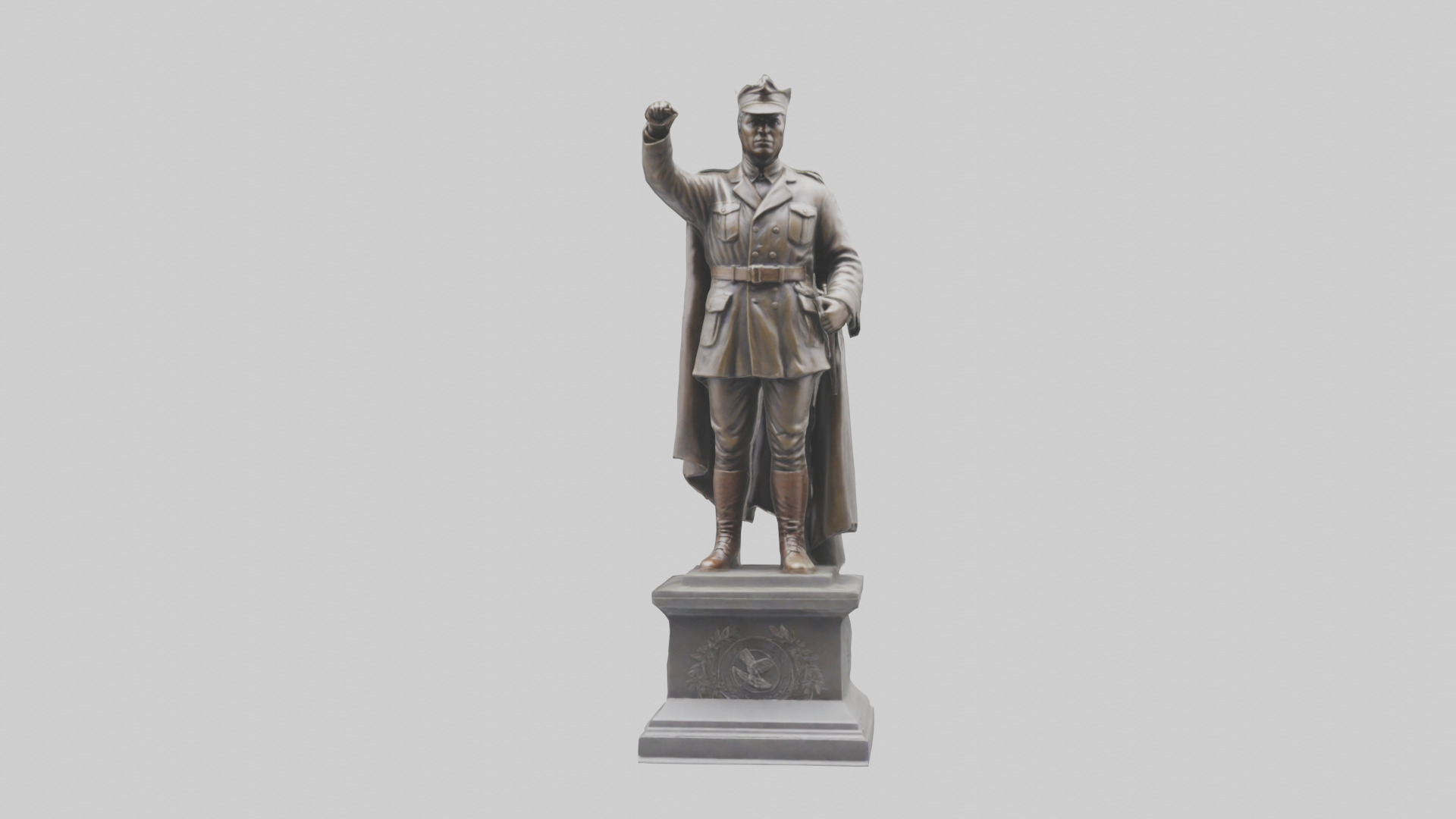 Freedom Fighter statue model 2 3D model_1