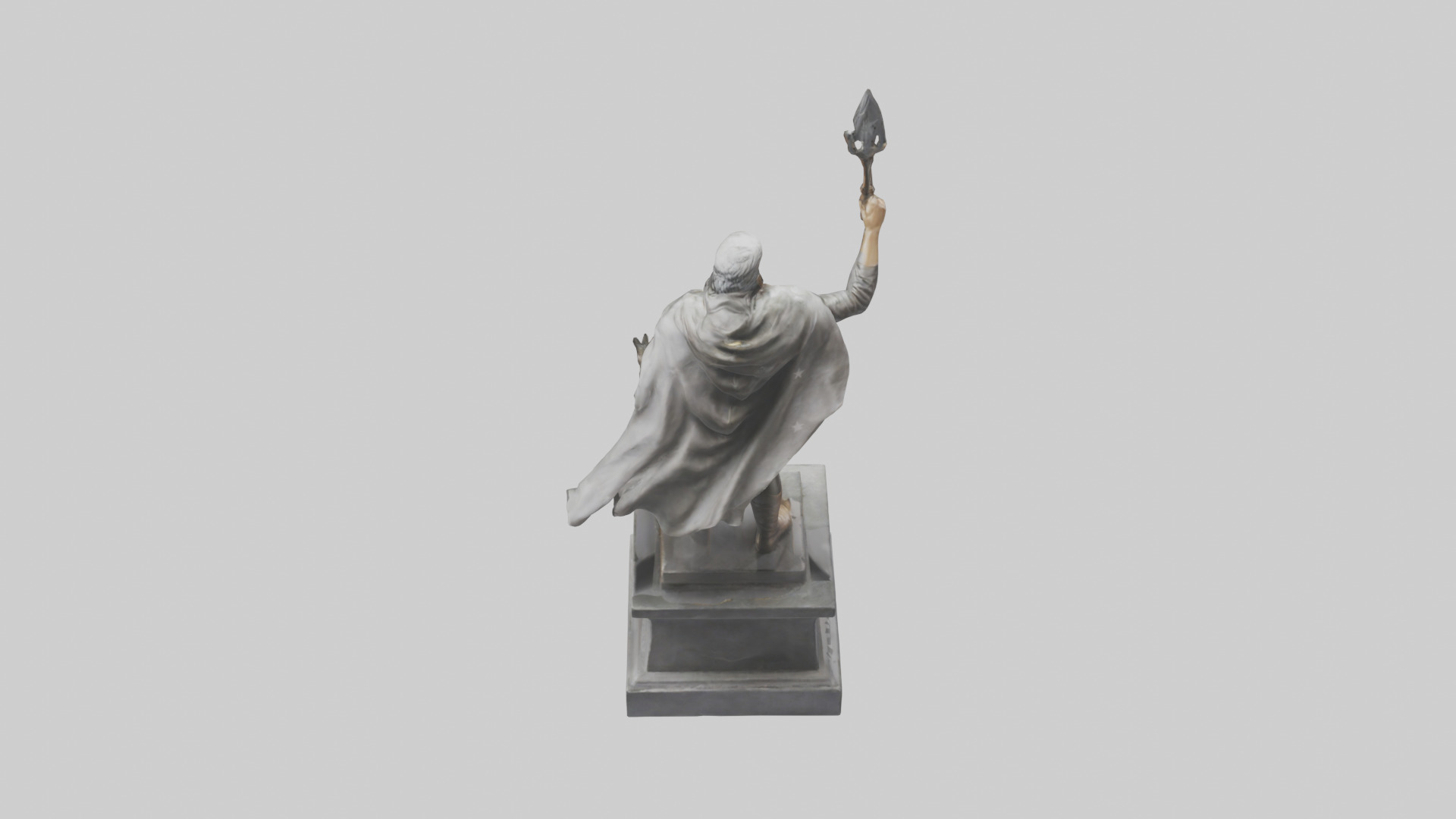 Freedom Fighter statue model 2 3D model_25