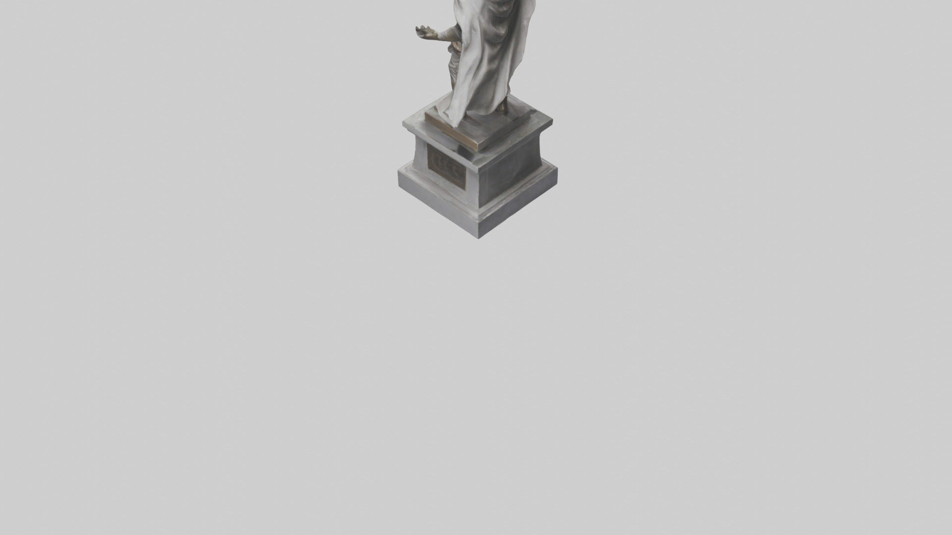 Freedom Fighter statue model 2 3D model_13