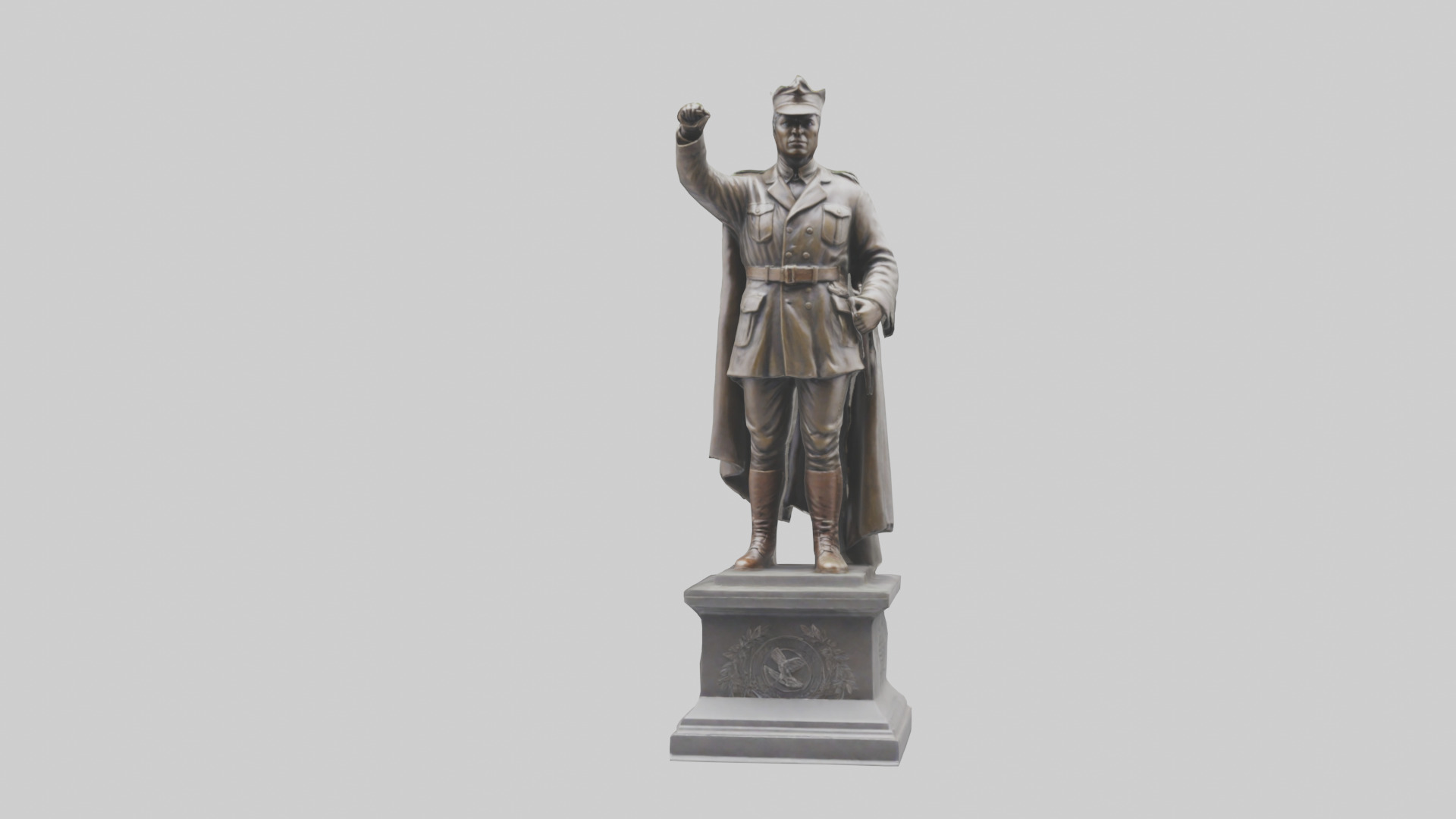 Freedom Fighter statue model 2 3D model_4