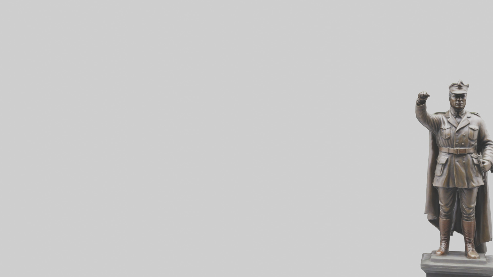 Freedom Fighter statue model 2 3D model_9