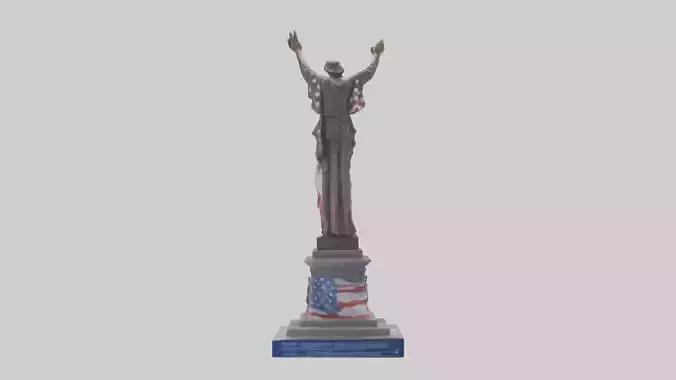 Freedom Forever statue model