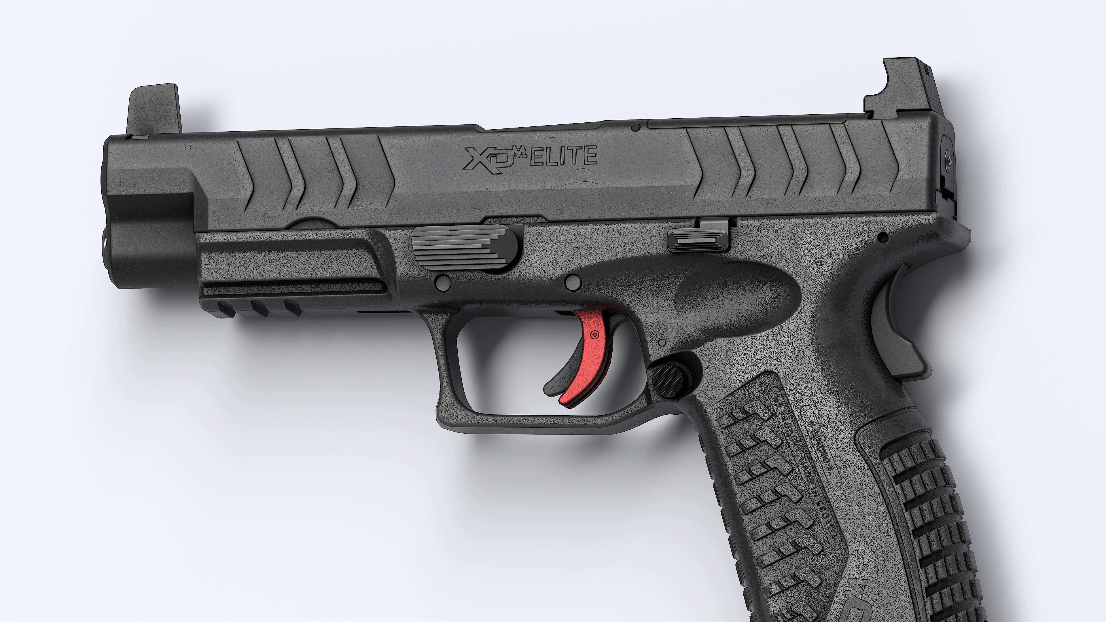 Springfield Armory XD M Elite Var 1 Low-poly 3D model_13
