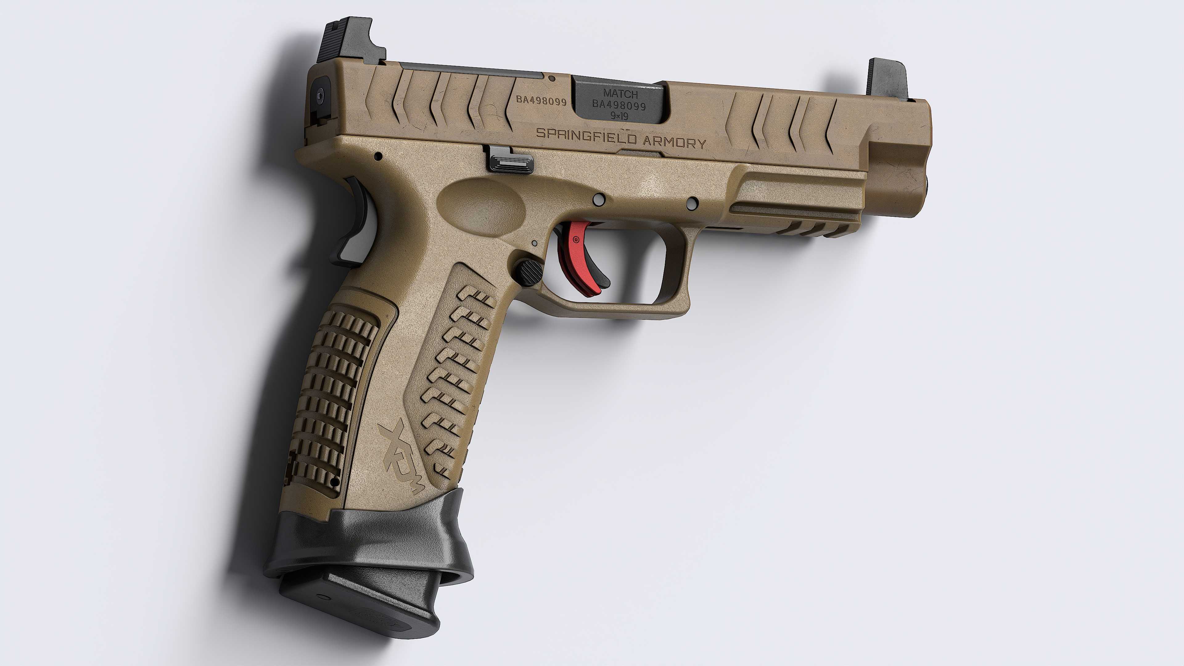 Springfield Armory XD M Elite Var 1 Low-poly 3D model_16