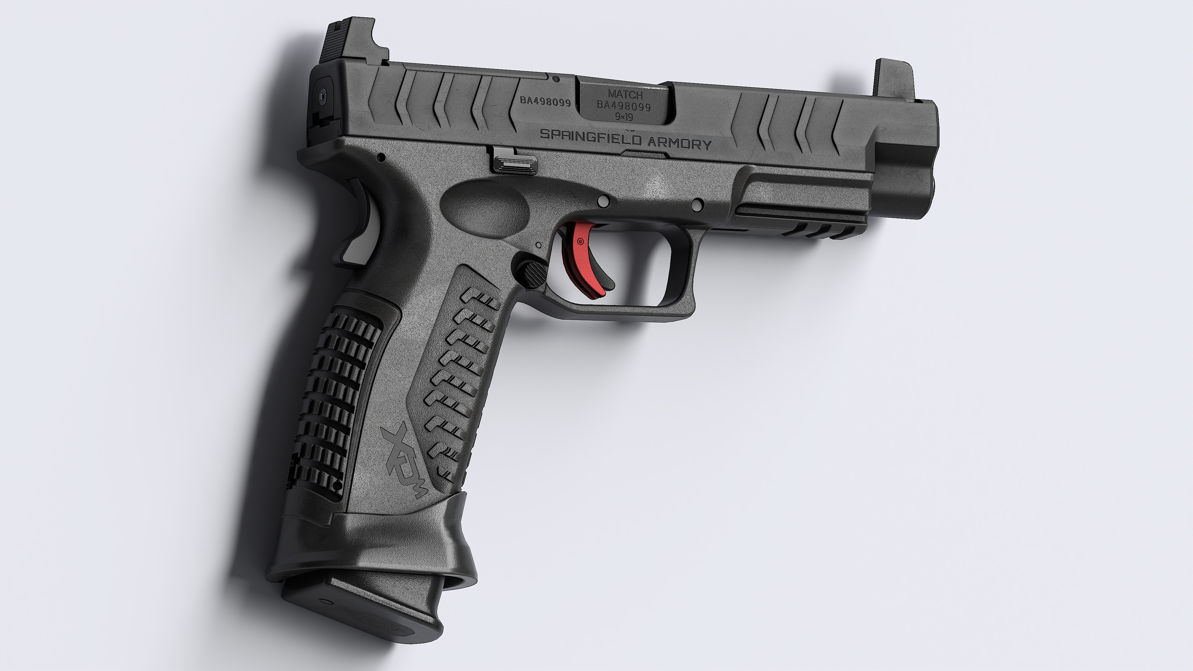 Springfield Armory XD M Elite Var 1 Low-poly 3D model_15