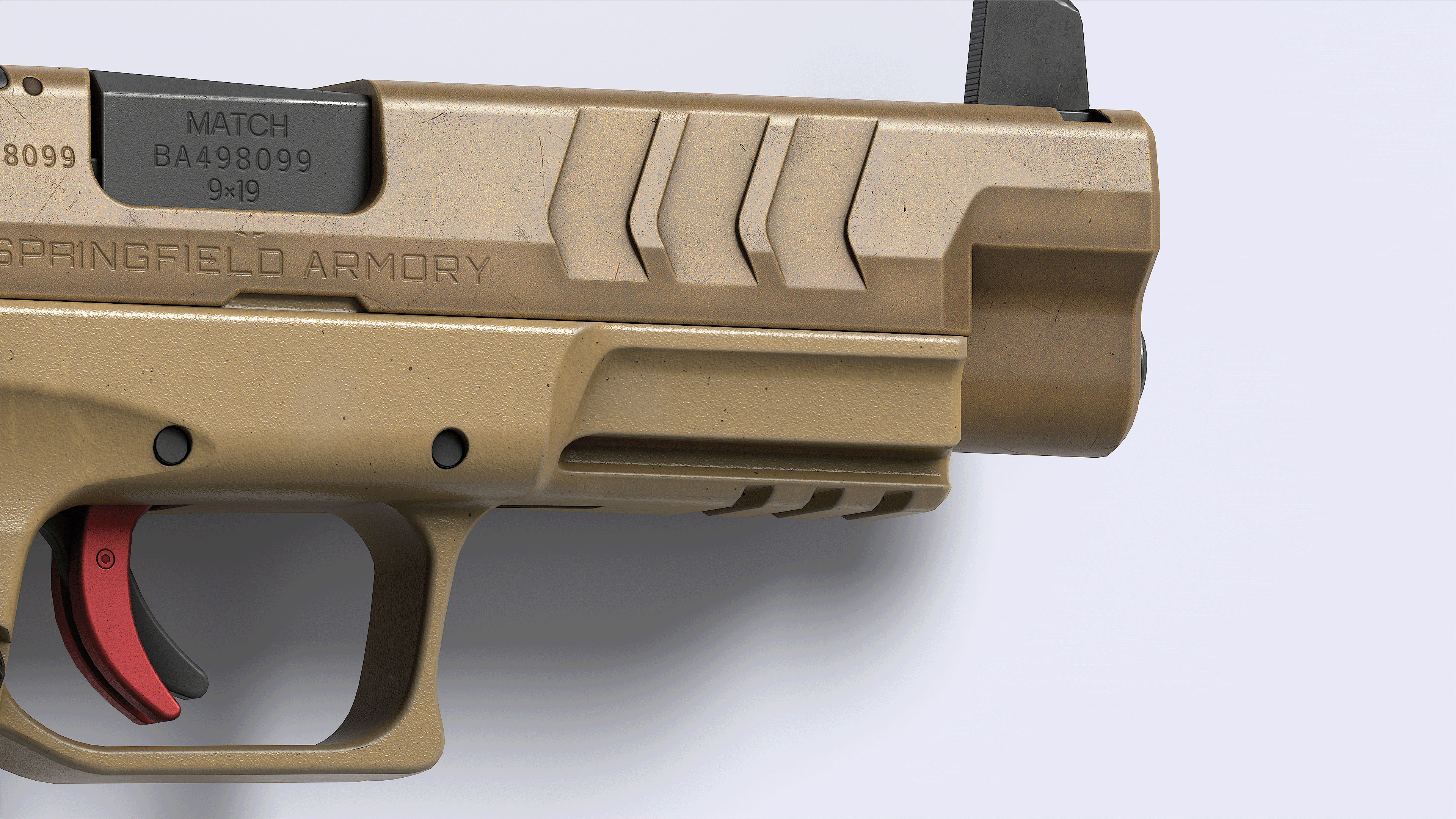 Springfield Armory XD M Elite Var 1 Low-poly 3D model_18