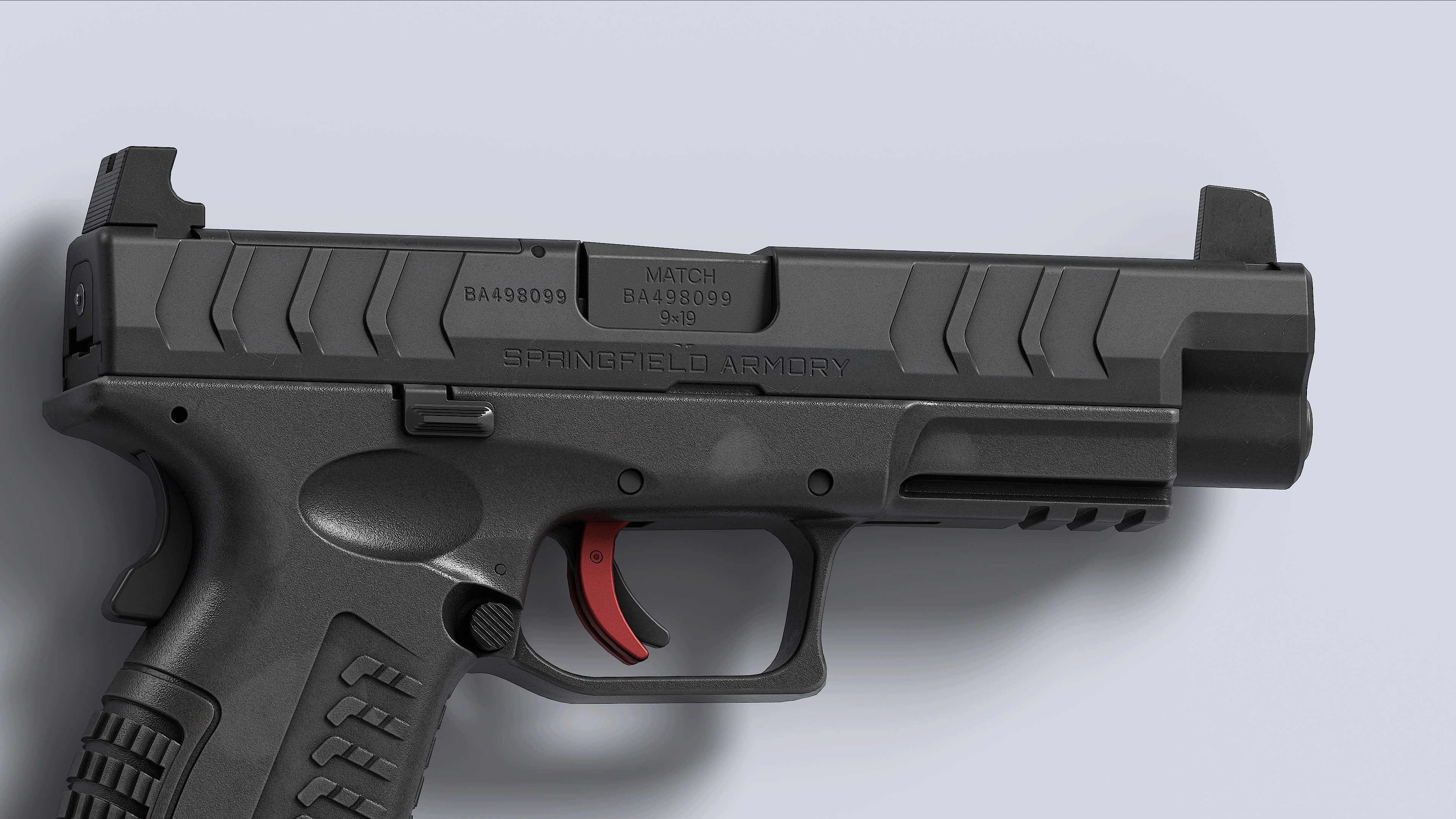 Springfield Armory XD M Elite Var 1 Low-poly 3D model_17