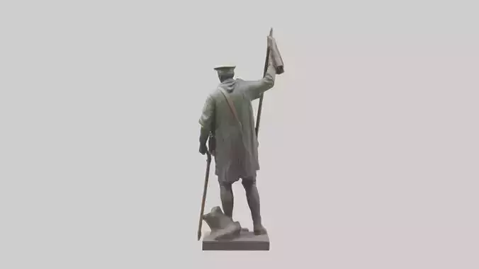 Freedom Soldier Sculpture model