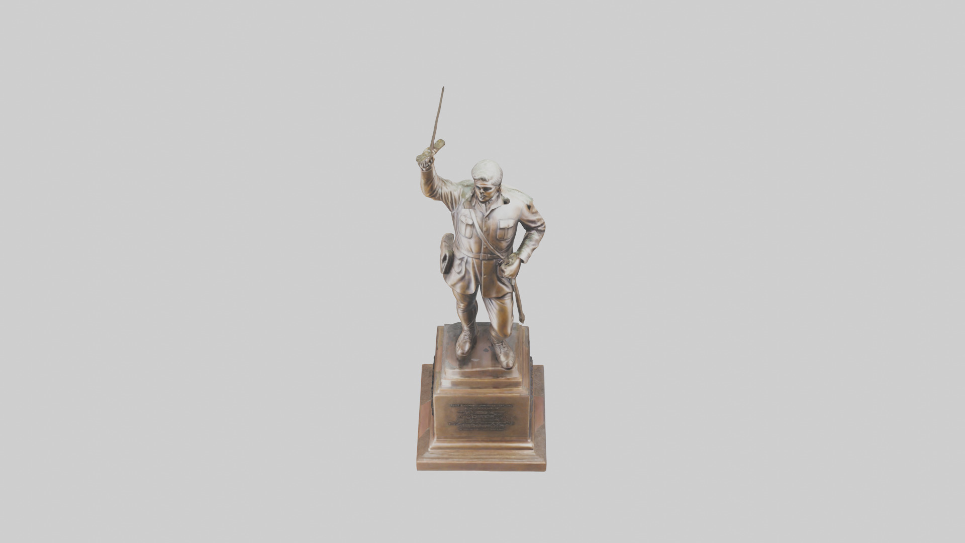 Freedom Through Sacrifice statue model 3D model_16