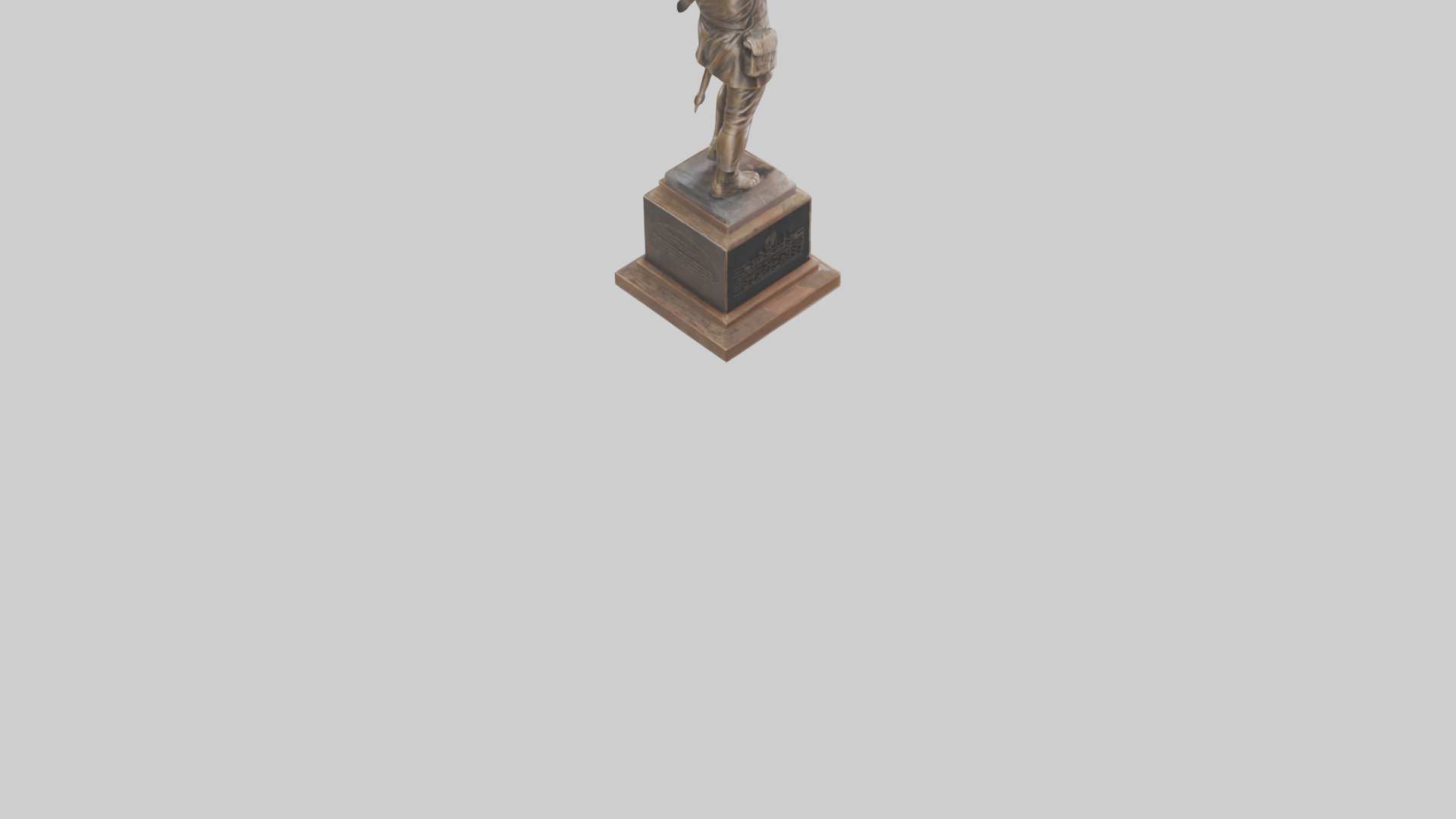Freedom Through Sacrifice statue model 3D model_4