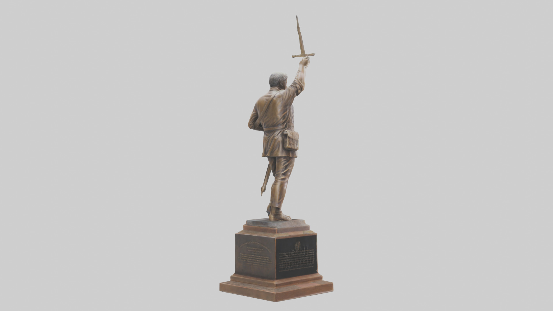 Freedom Through Sacrifice statue model 3D model_2