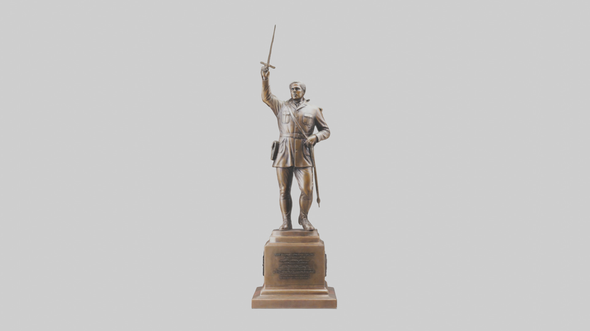 Freedom Through Sacrifice statue model 3D model_9
