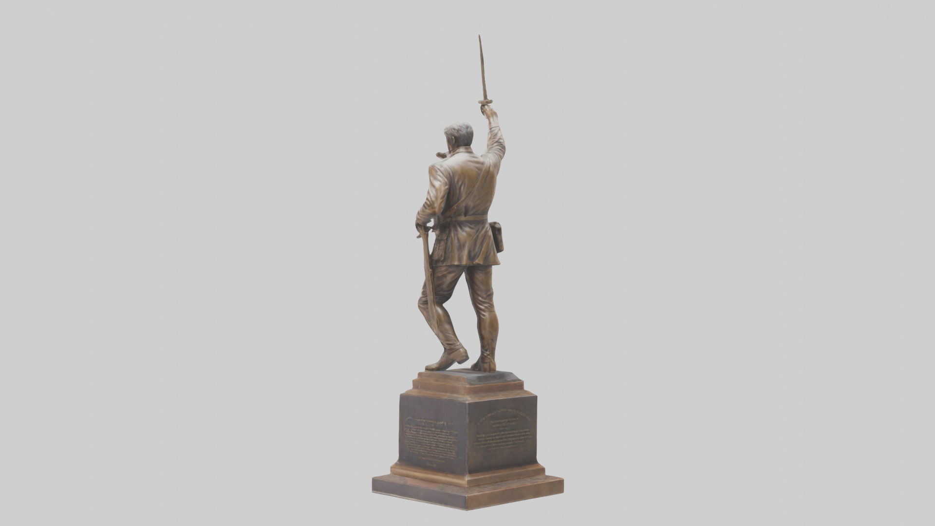 Freedom Through Sacrifice statue model 3D model_1