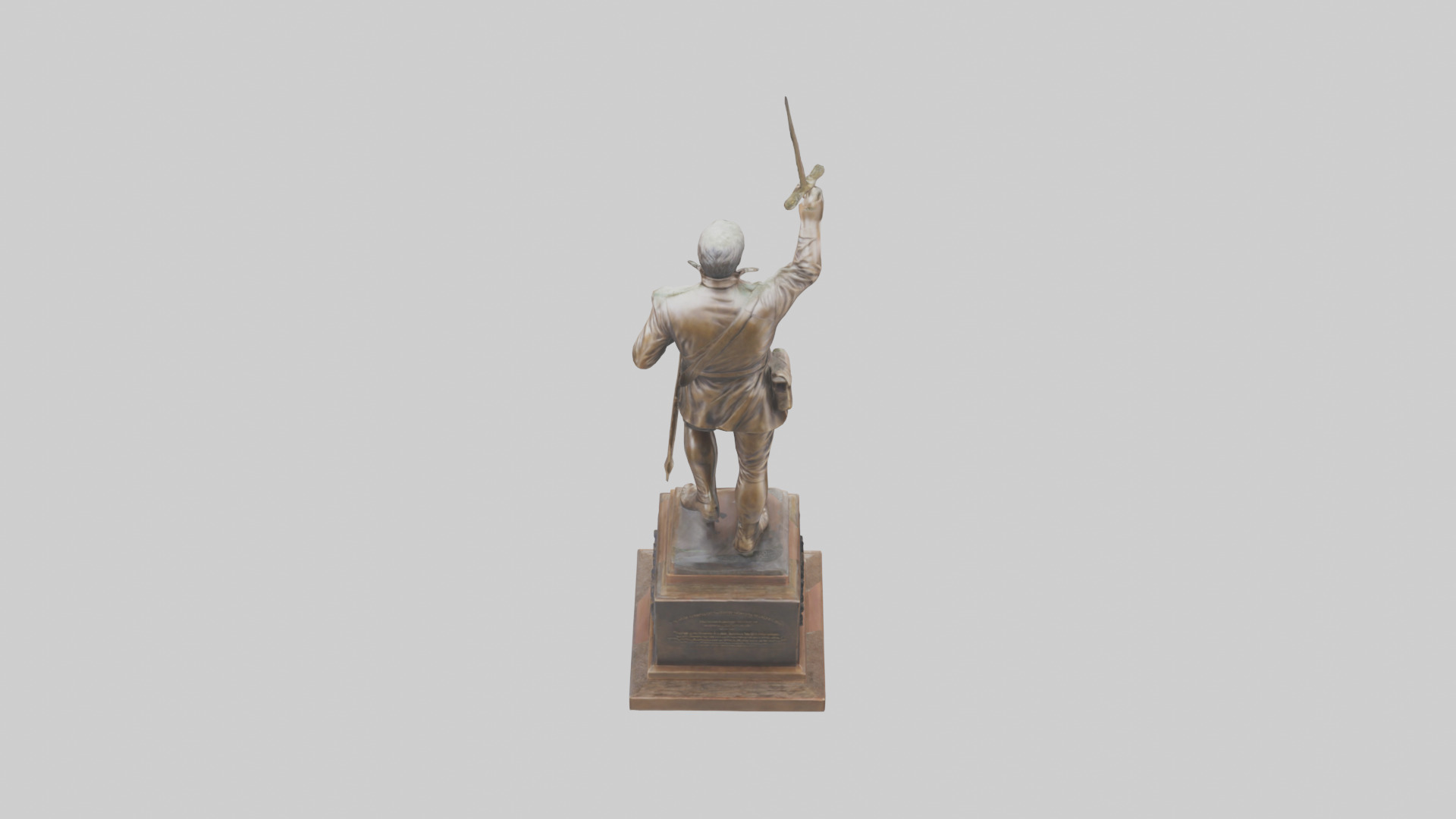 Freedom Through Sacrifice statue model 3D model_15