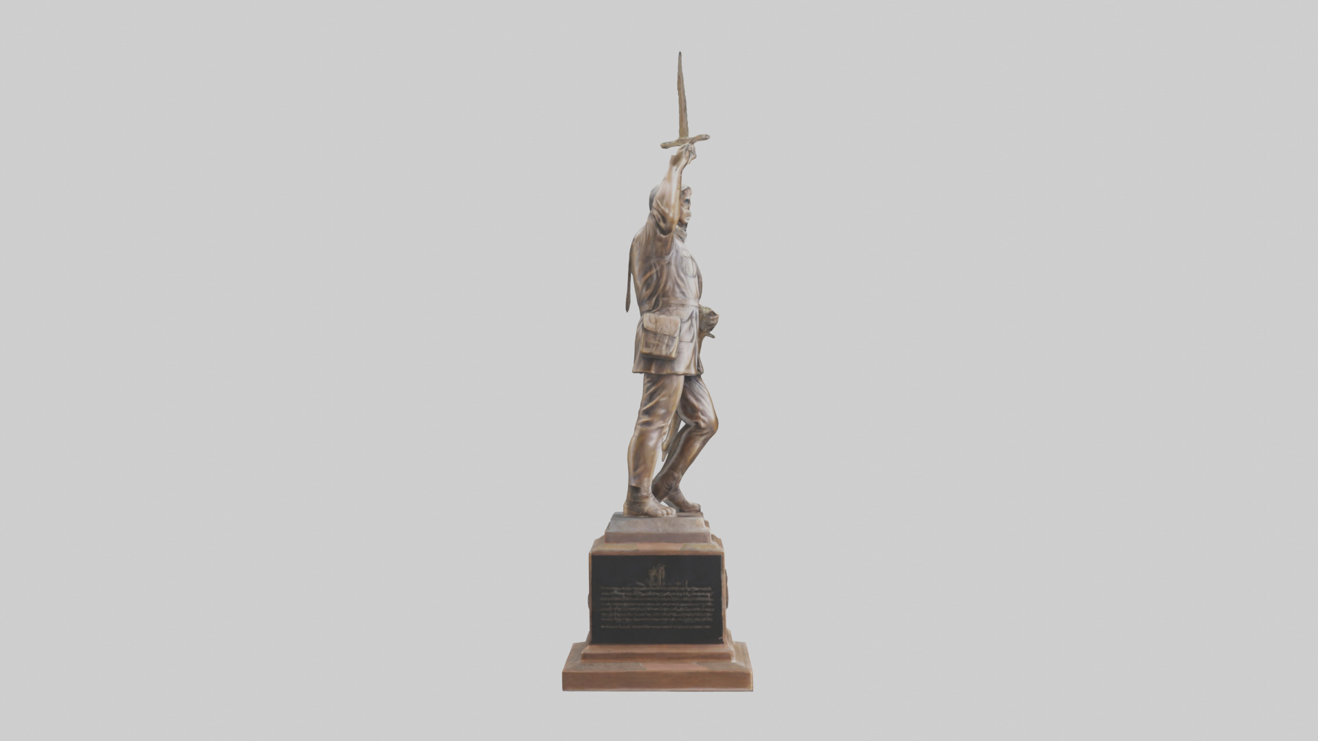 Freedom Through Sacrifice statue model 3D model_13