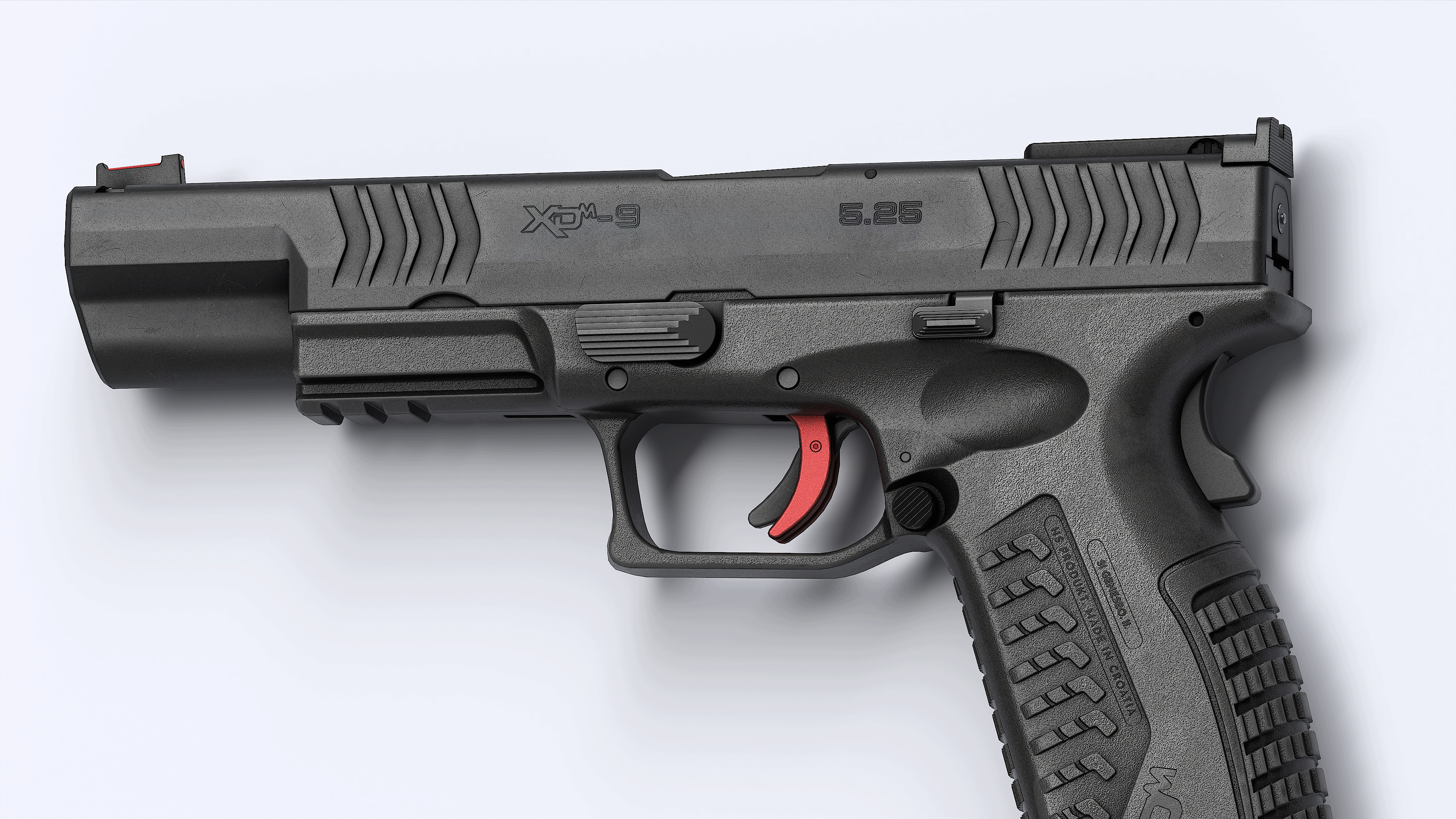 Springfield Armory XD M Elite Var 2 Low-poly 3D model_12