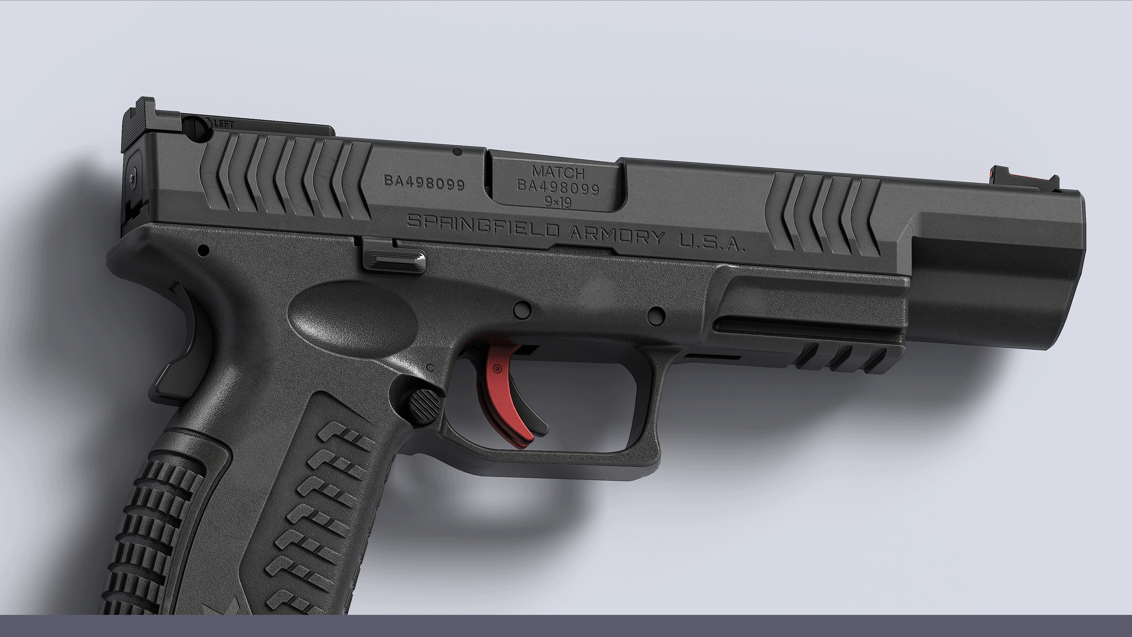 Springfield Armory XD M Elite Var 2 Low-poly 3D model_17