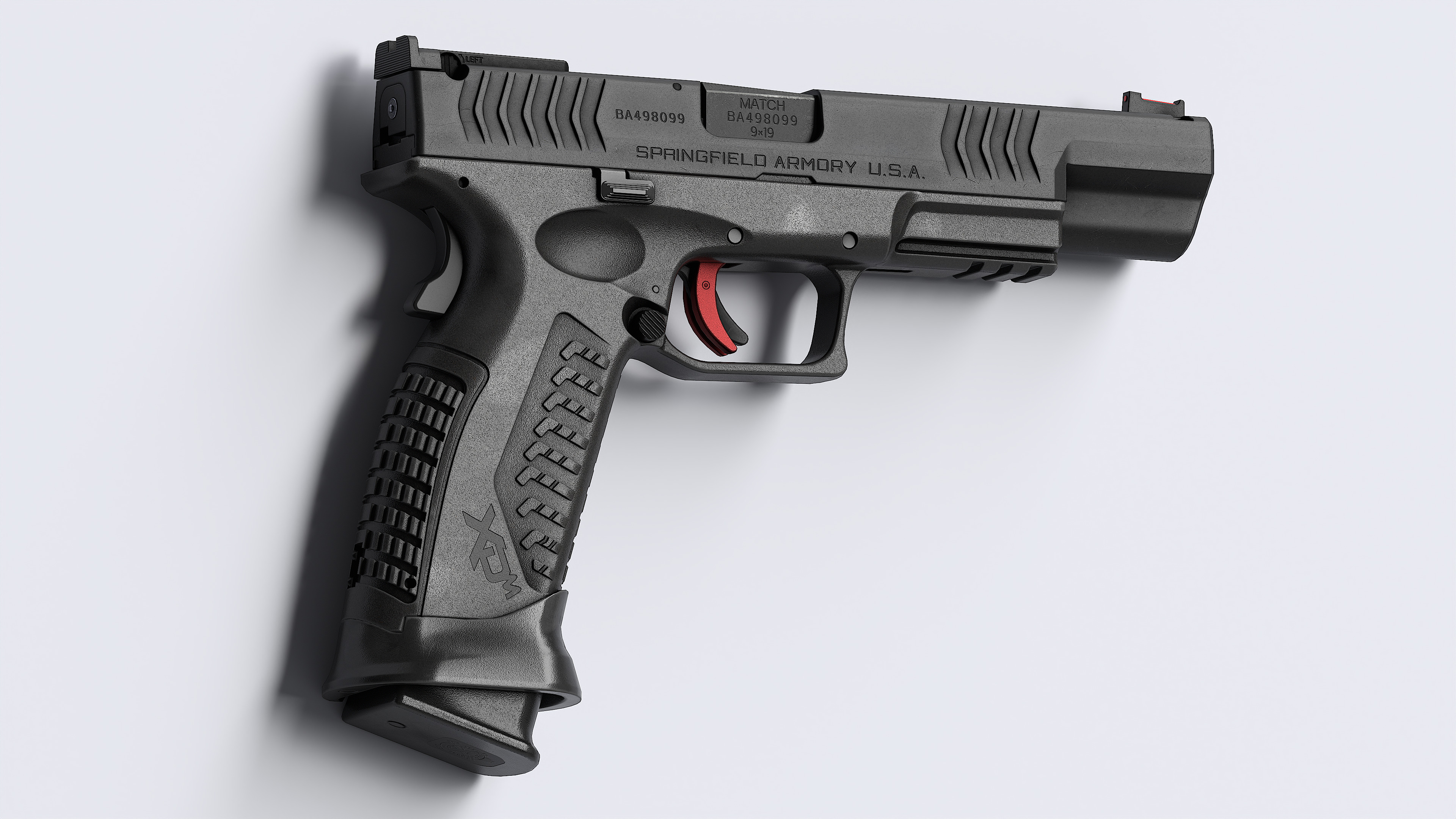 Springfield Armory XD M Elite Var 2 Low-poly 3D model_14
