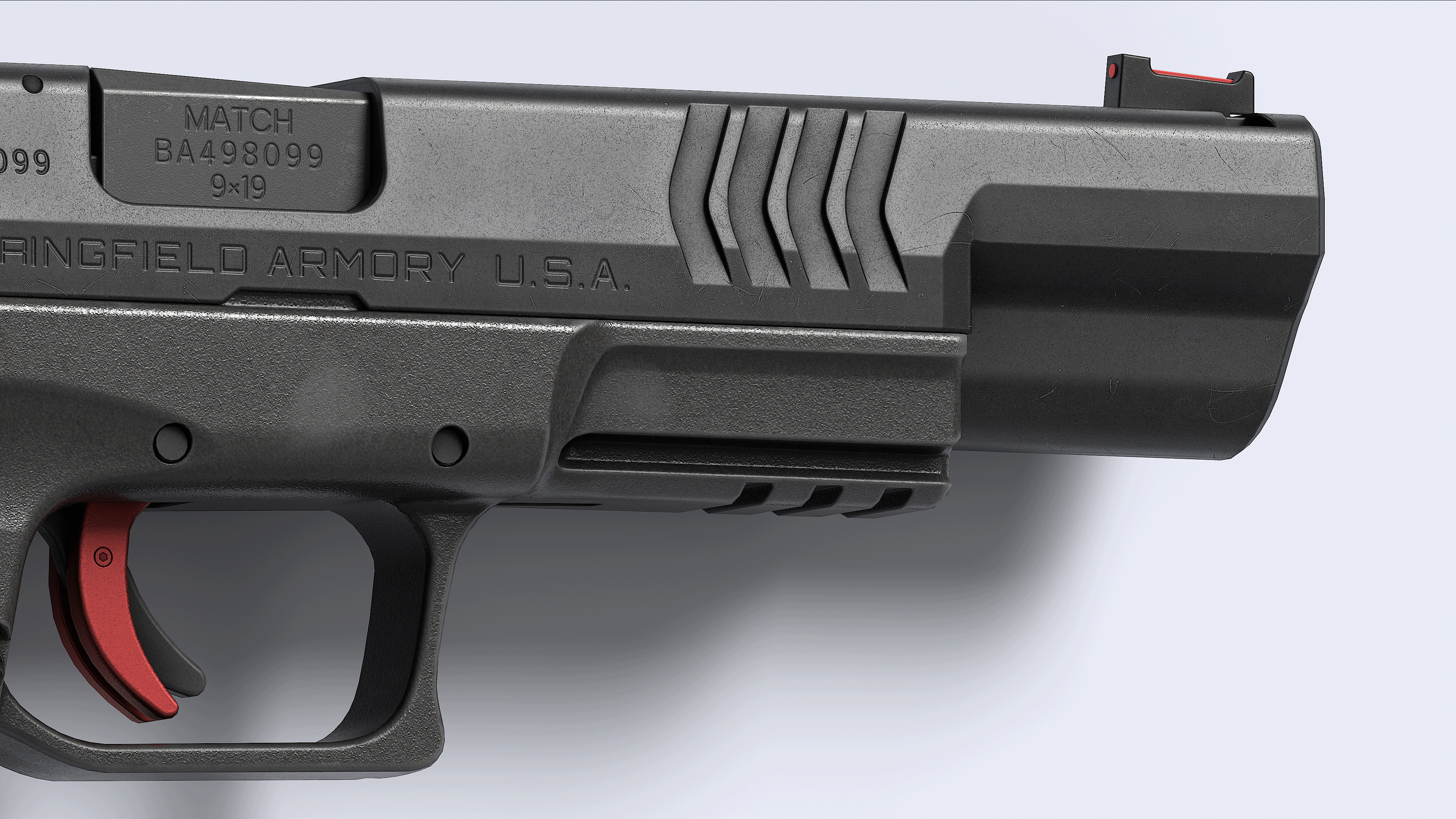 Springfield Armory XD M Elite Var 2 Low-poly 3D model_18