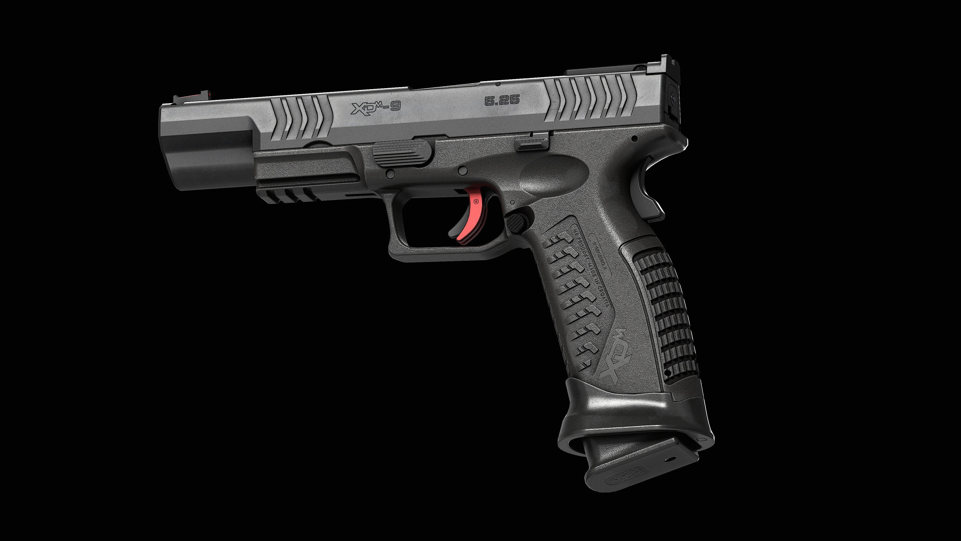 Springfield Armory XD M Elite Var 2 Low-poly 3D model_6