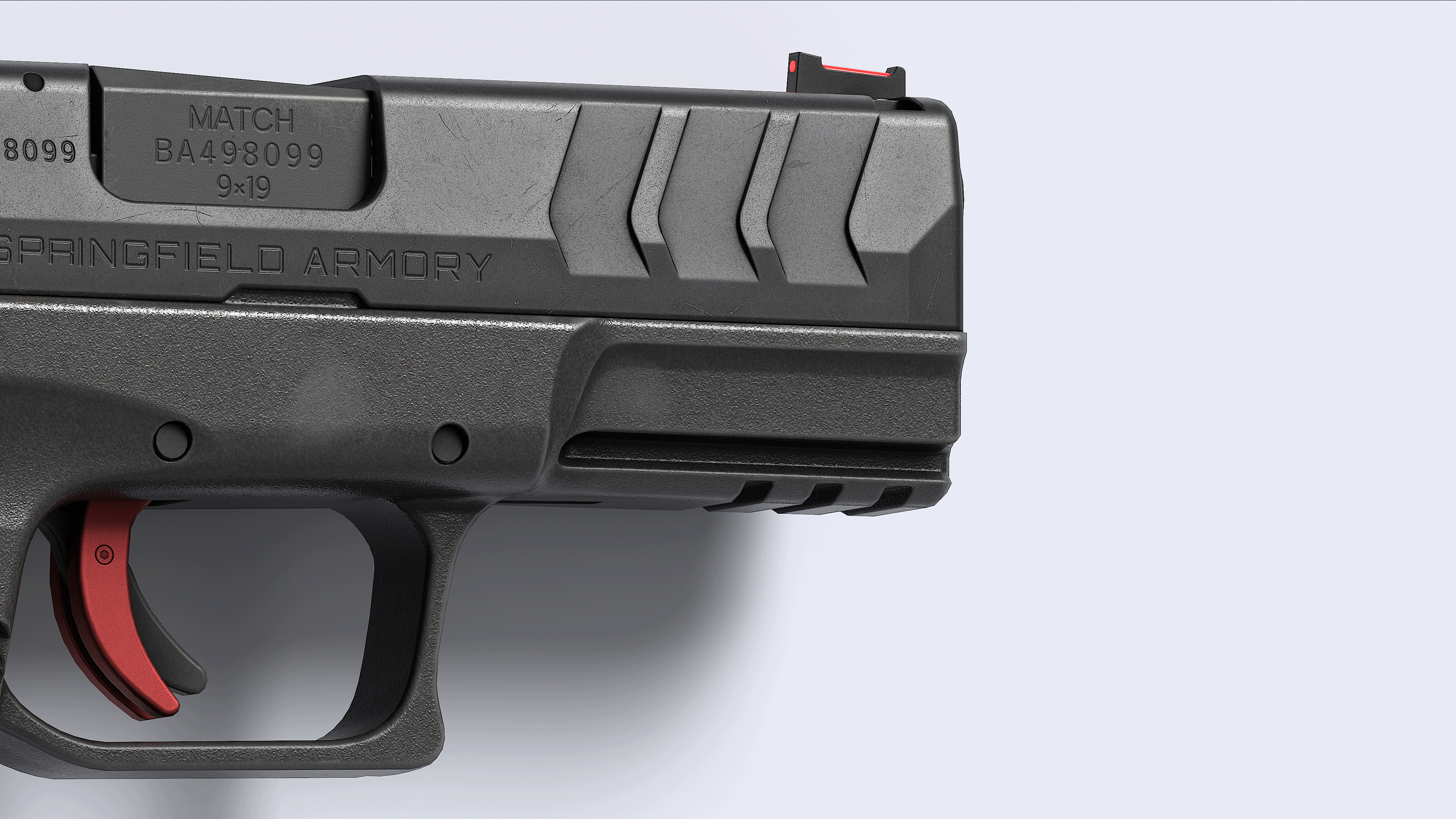 Springfield Armory XD M Elite Var 3 Low-poly 3D model_18