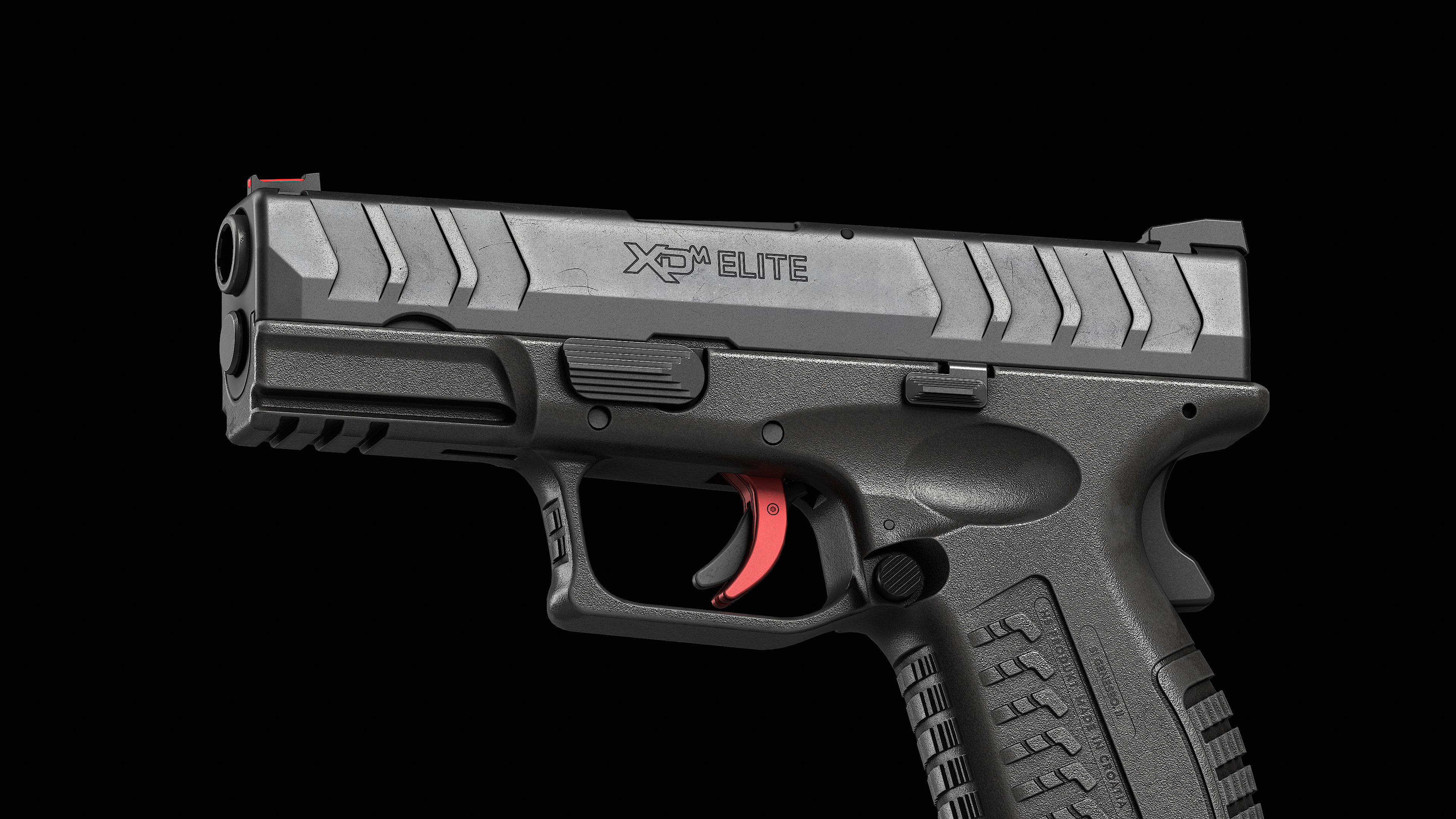 Springfield Armory XD M Elite Var 3 Low-poly 3D model_7