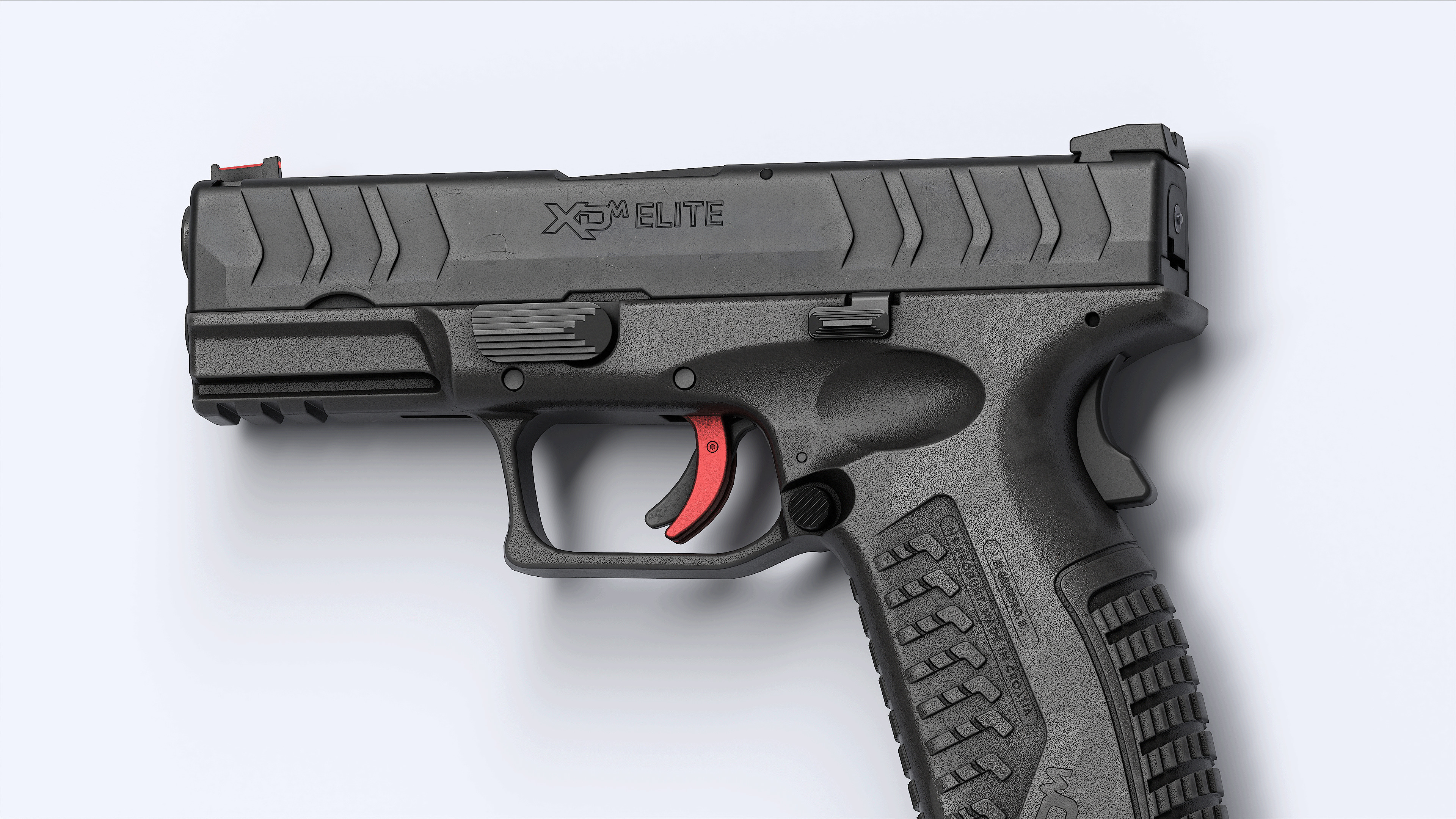 Springfield Armory XD M Elite Var 3 Low-poly 3D model_12