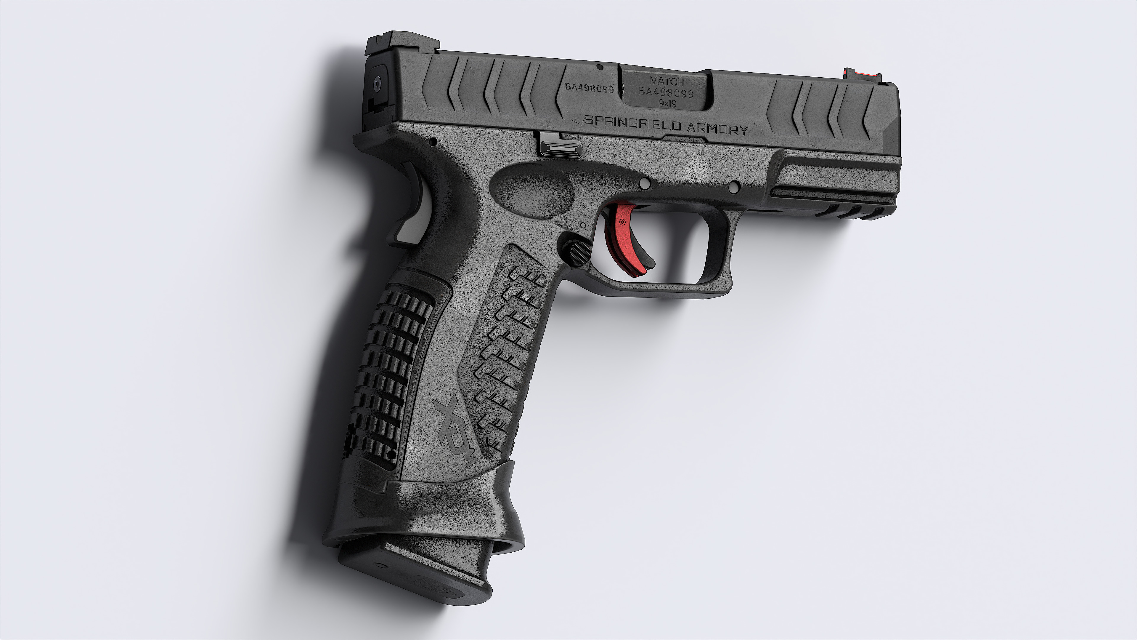 Springfield Armory XD M Elite Var 3 Low-poly 3D model_13
