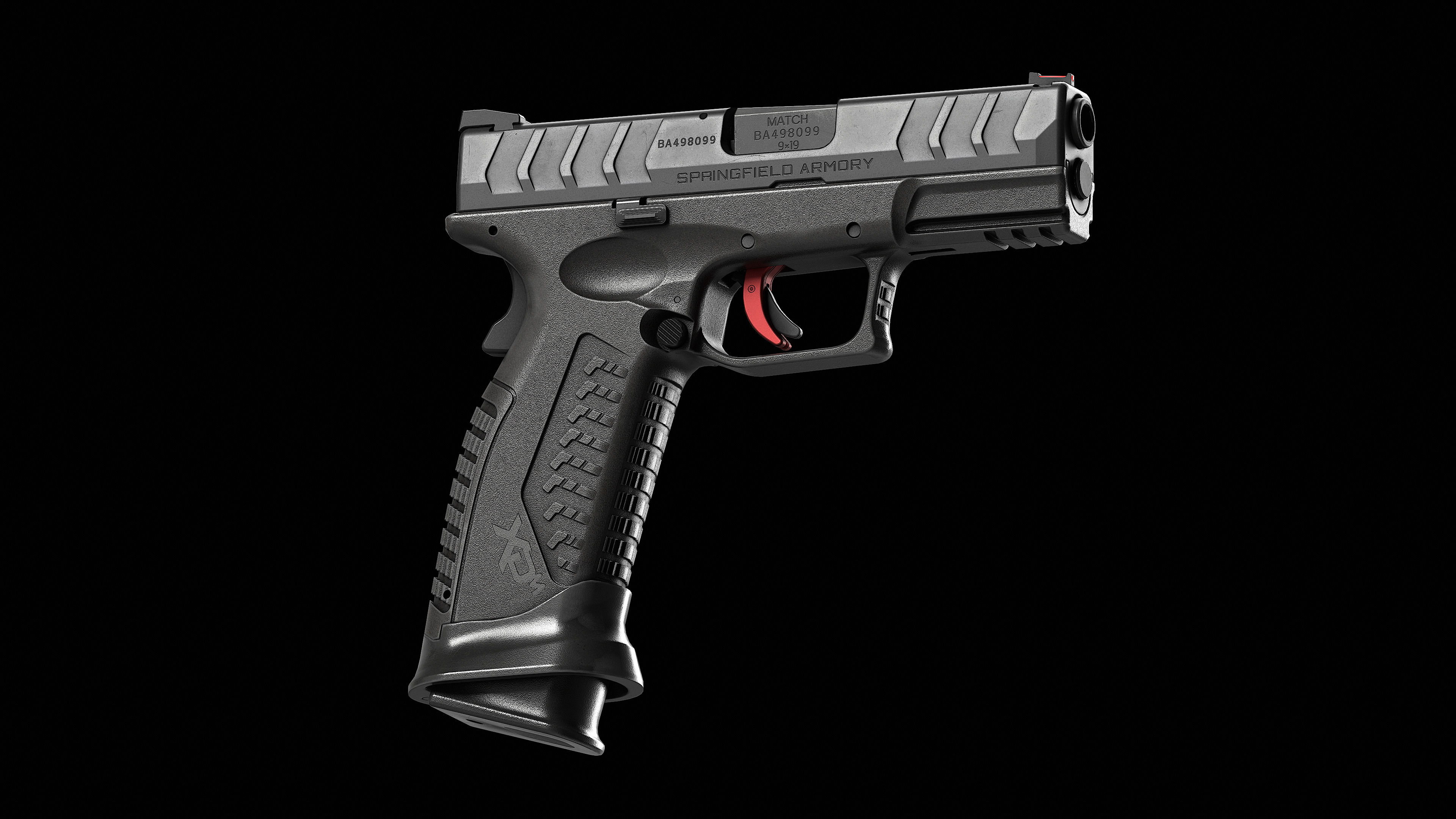 Springfield Armory XD M Elite Var 3 Low-poly 3D model_3