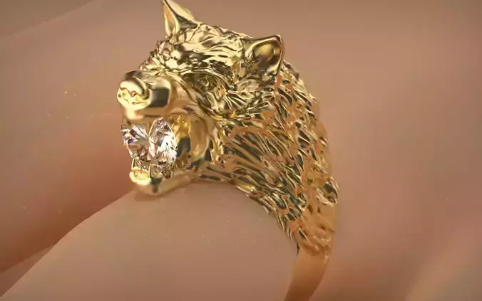 Man Wolf Ring