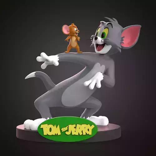 TOM AND JERRY 3D print model