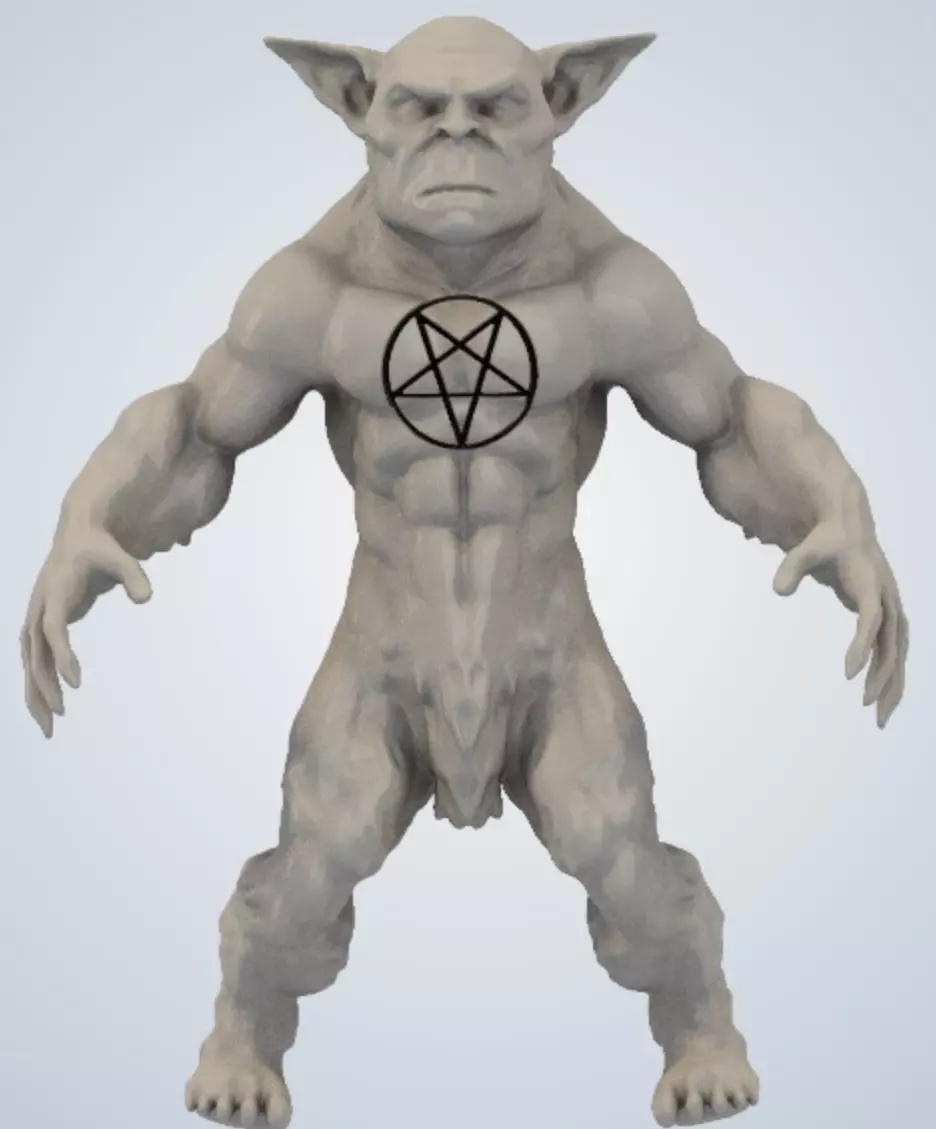 CELLAR DWELLER 1988 MOVIE INSPIRED CREATURE 3D print model_0